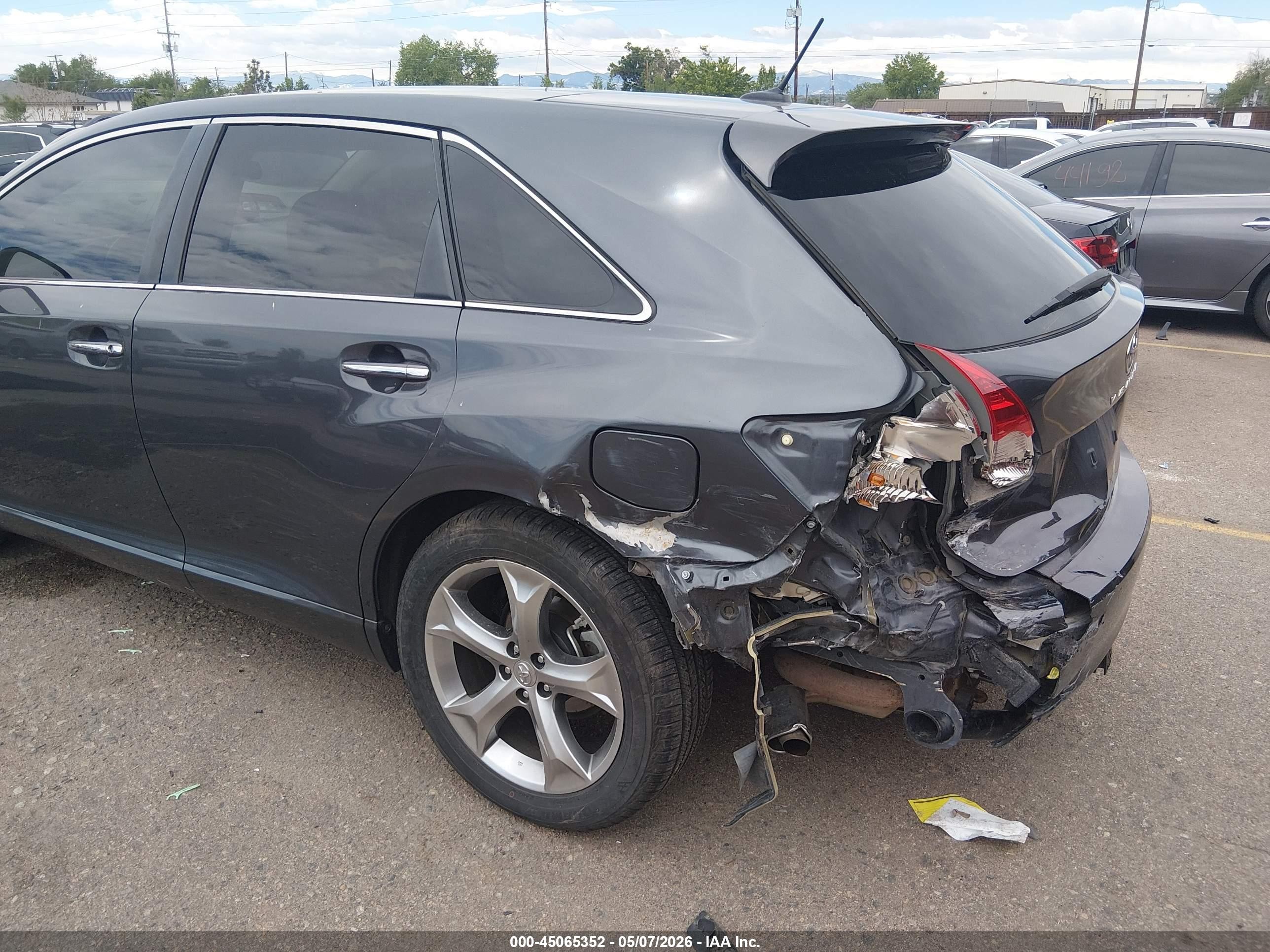 2011 Toyota Venza Base V6 Gray vin: 4T3BK3BB7BU061606