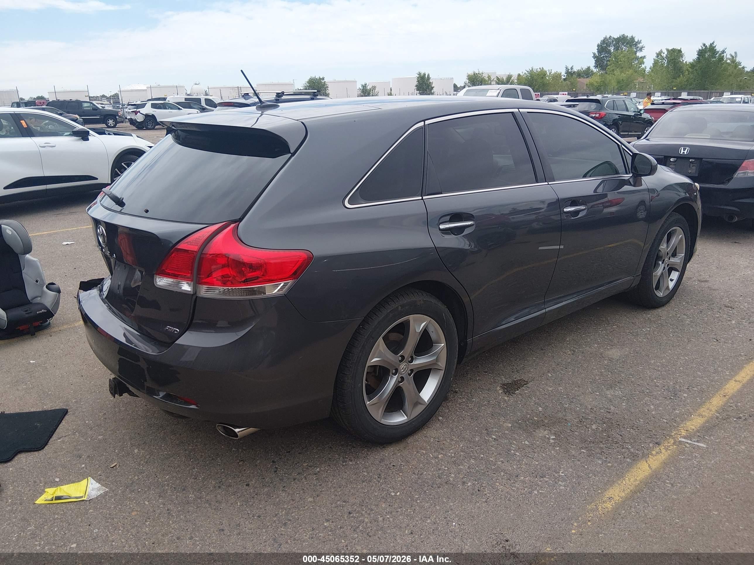 2011 Toyota Venza Base V6 Gray vin: 4T3BK3BB7BU061606