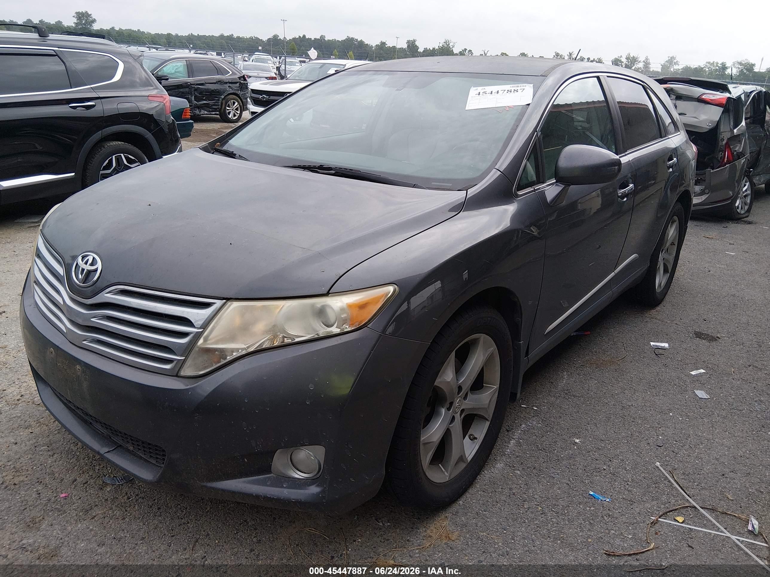 2012 Toyota Venza Xle V6 Gray vin: 4T3BK3BB7CU064779
