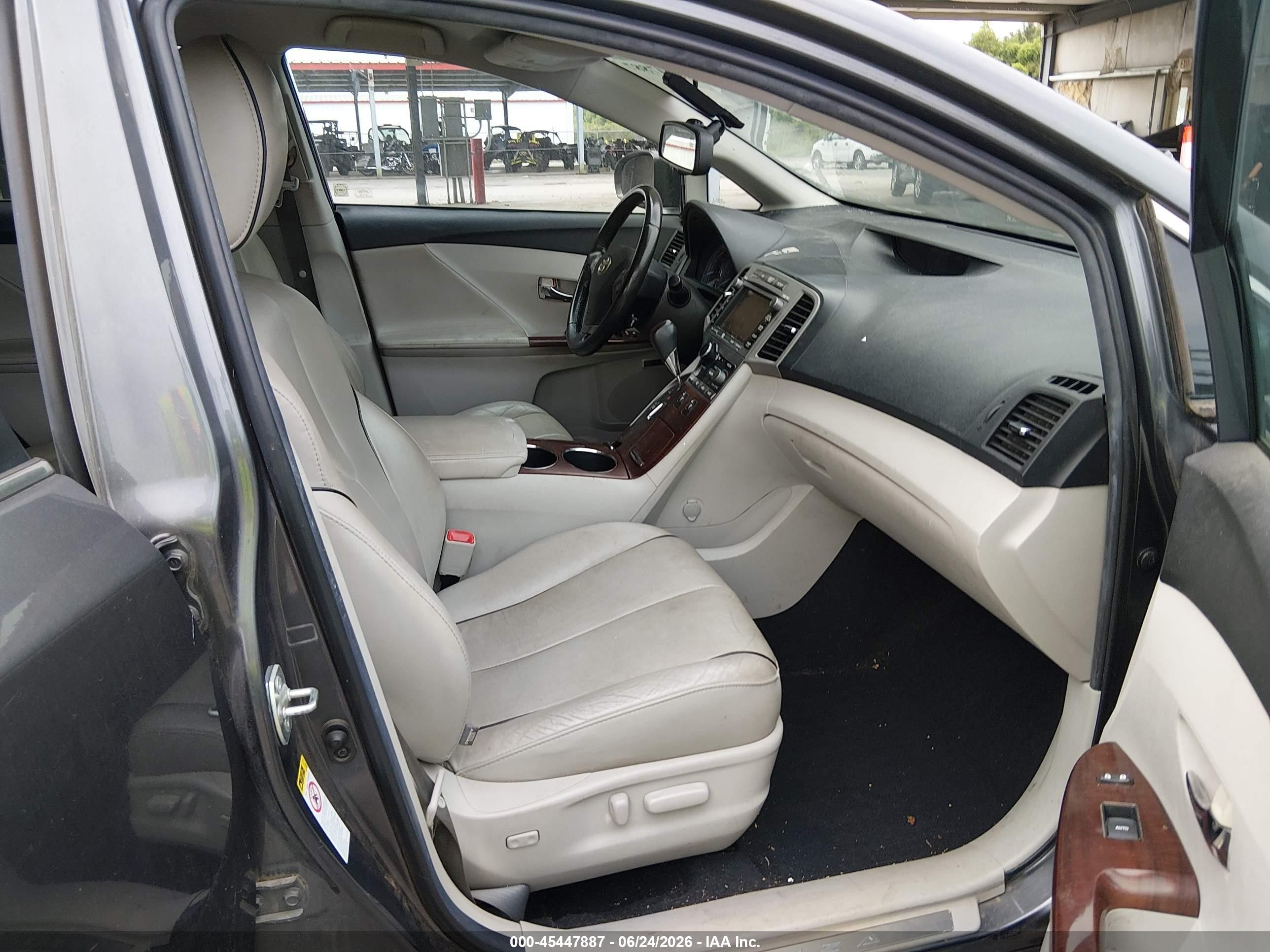 2012 Toyota Venza Xle V6 Gray vin: 4T3BK3BB7CU064779