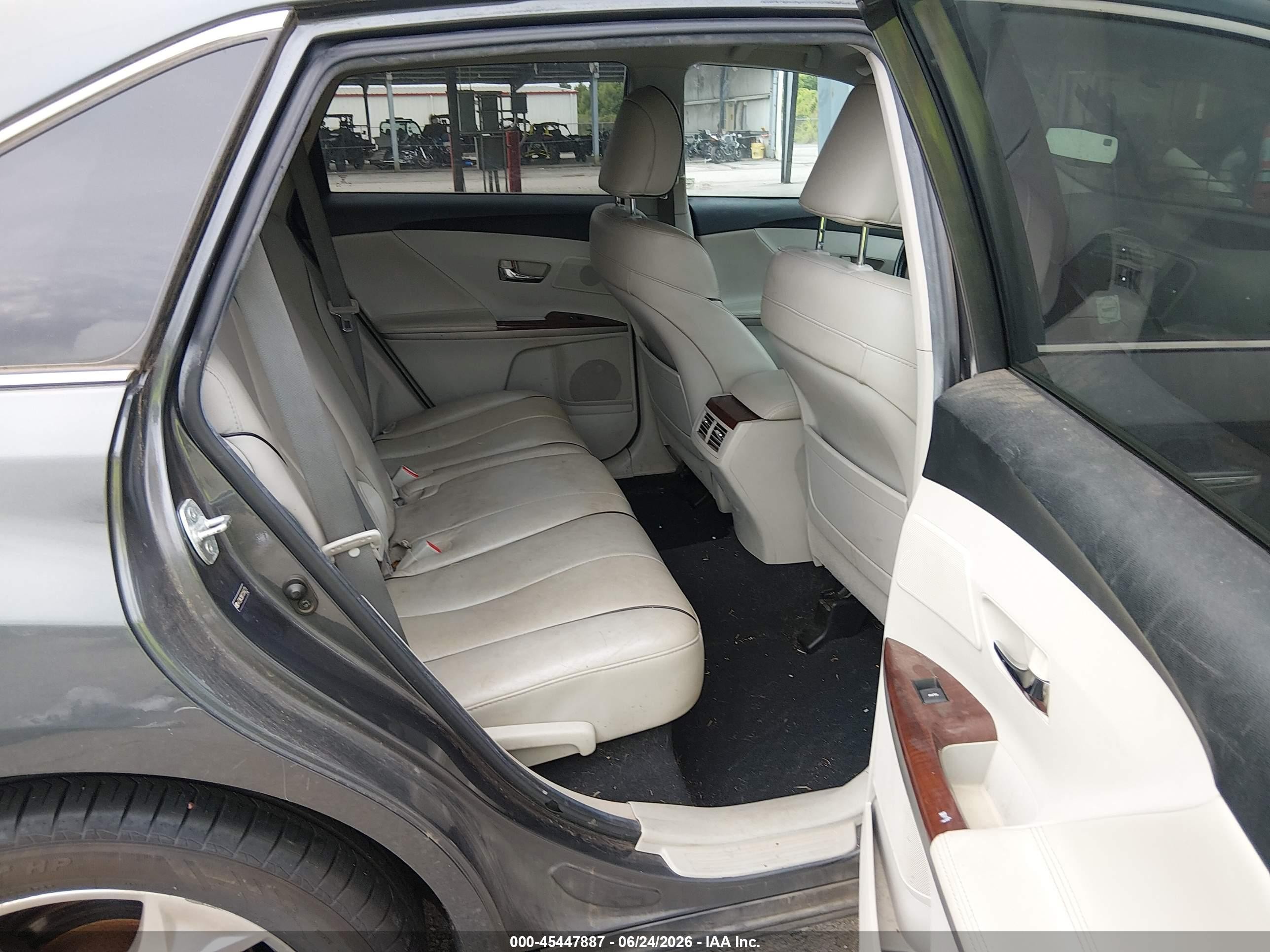 2012 Toyota Venza Xle V6 Gray vin: 4T3BK3BB7CU064779