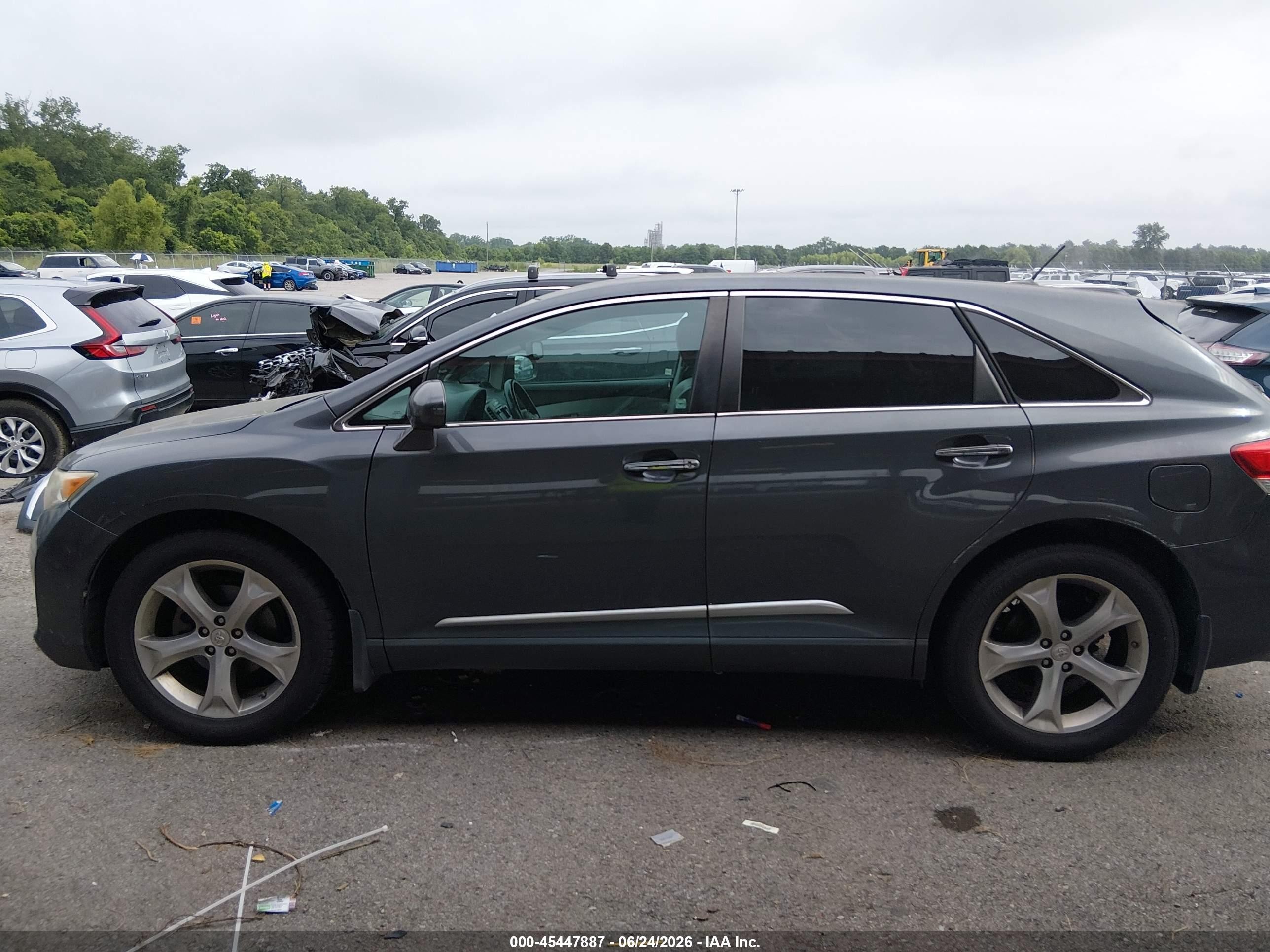 2012 Toyota Venza Xle V6 Gray vin: 4T3BK3BB7CU064779
