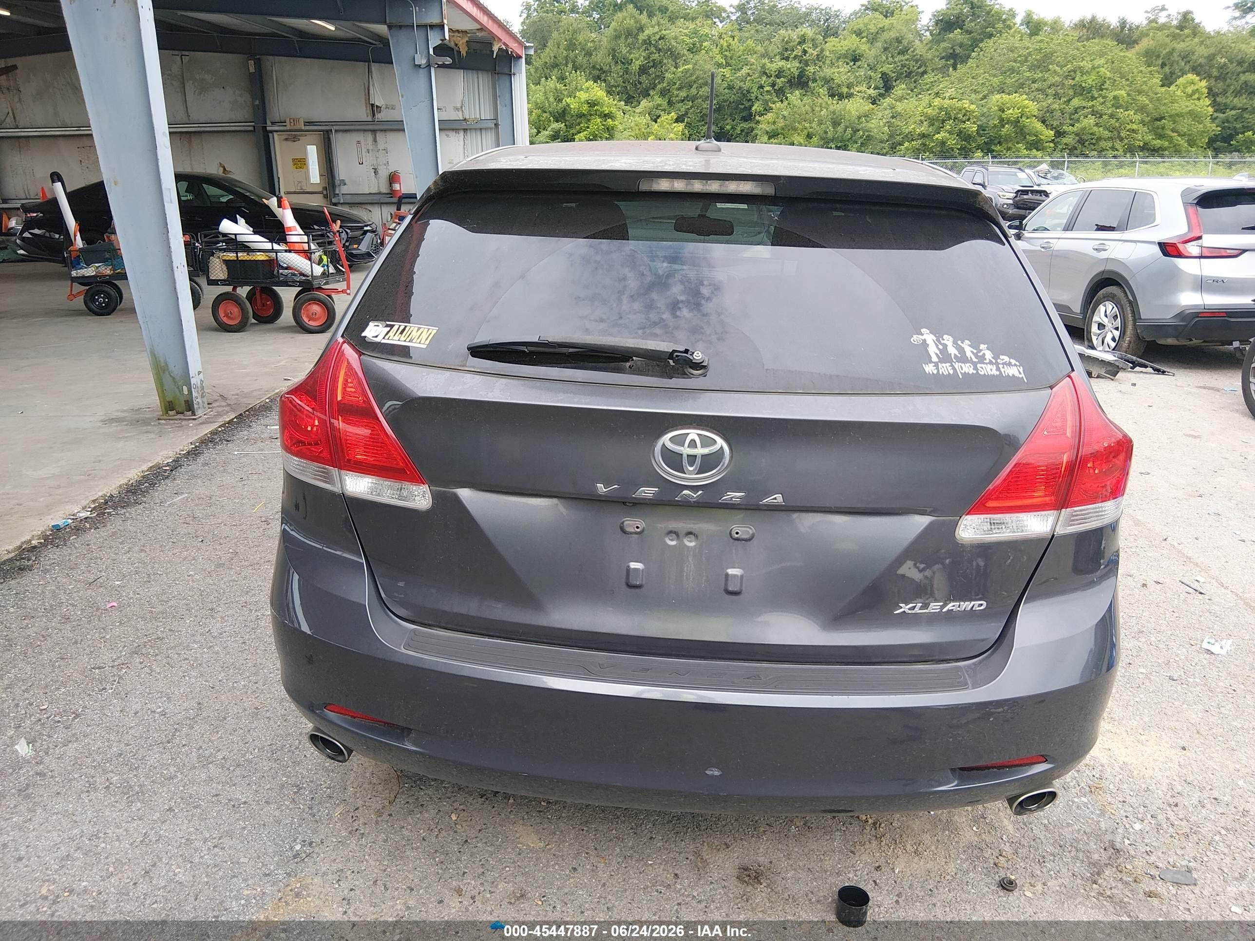 2012 Toyota Venza Xle V6 Gray vin: 4T3BK3BB7CU064779