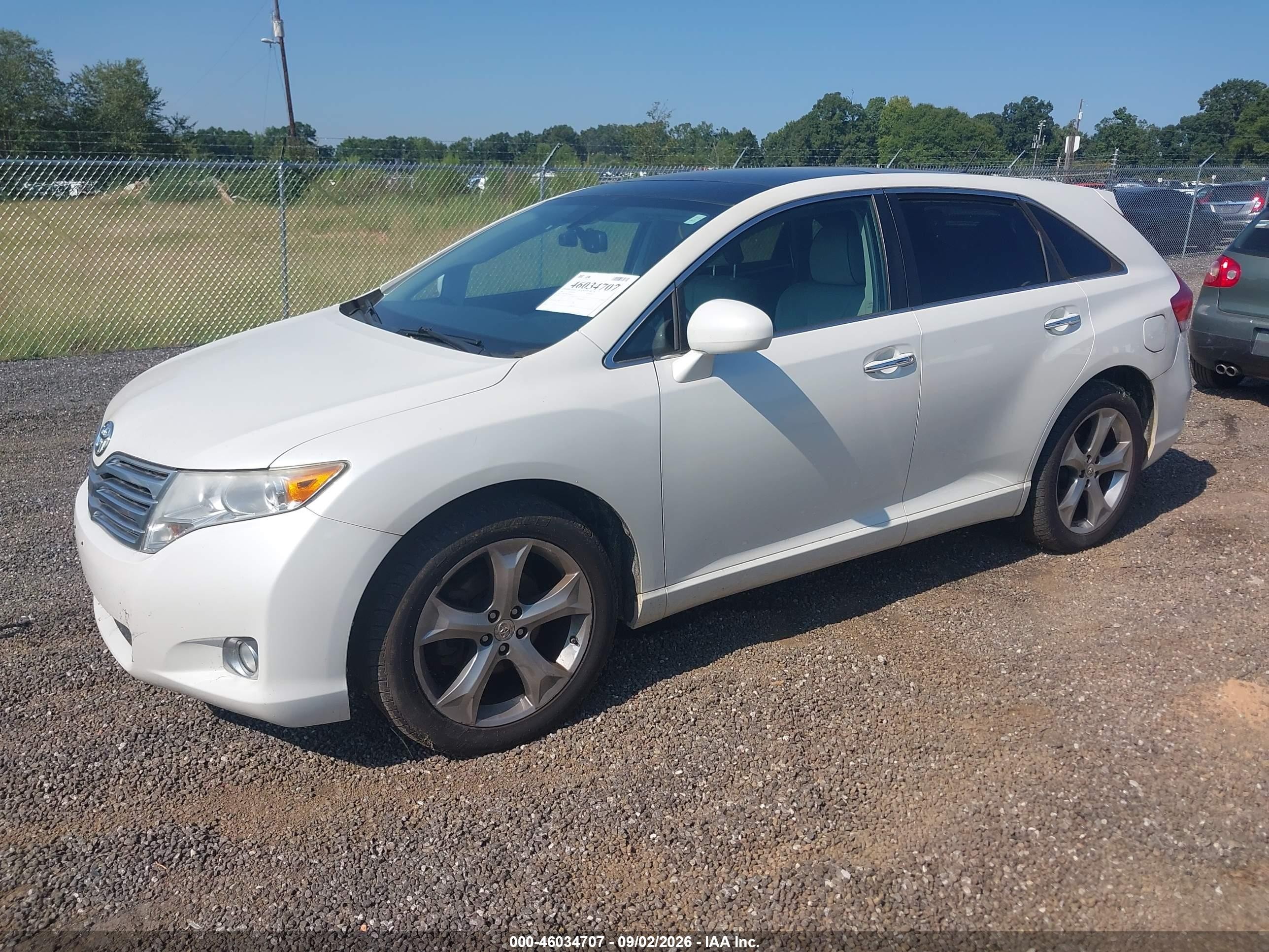 2012 Toyota Venza Limited V6 White vin: 4T3BK3BB7CU065219