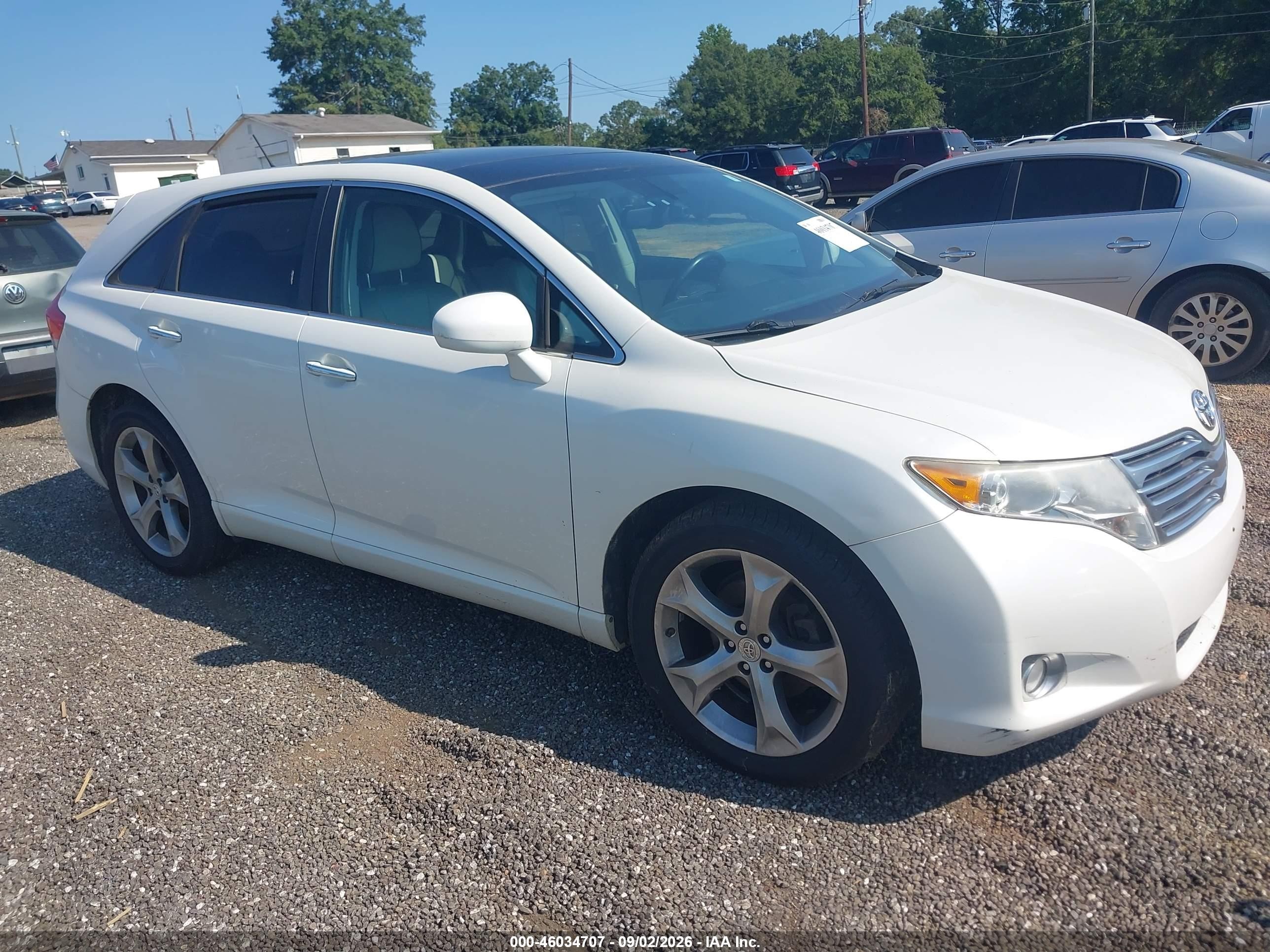 2012 Toyota Venza Limited V6 White vin: 4T3BK3BB7CU065219