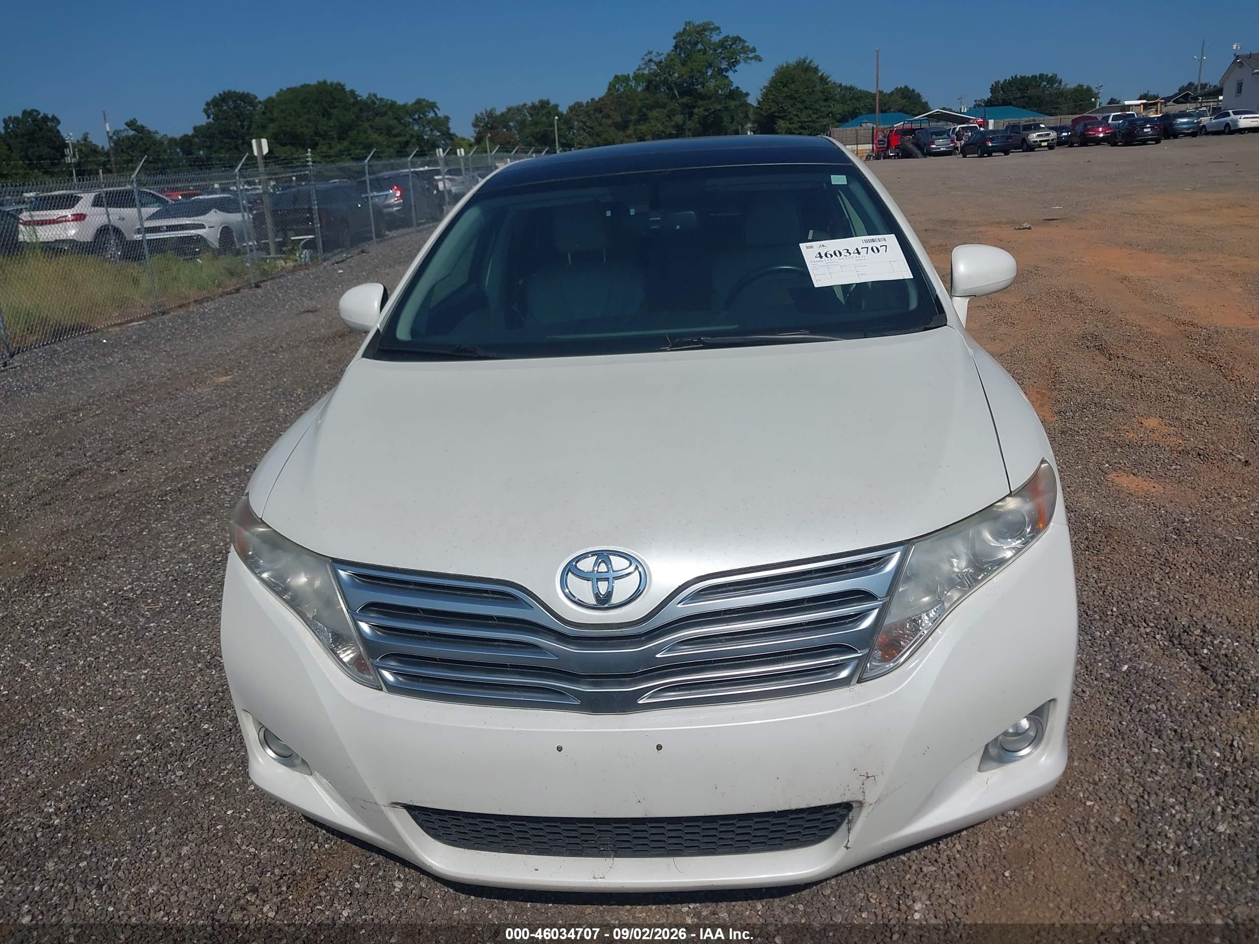 2012 Toyota Venza Limited V6 White vin: 4T3BK3BB7CU065219
