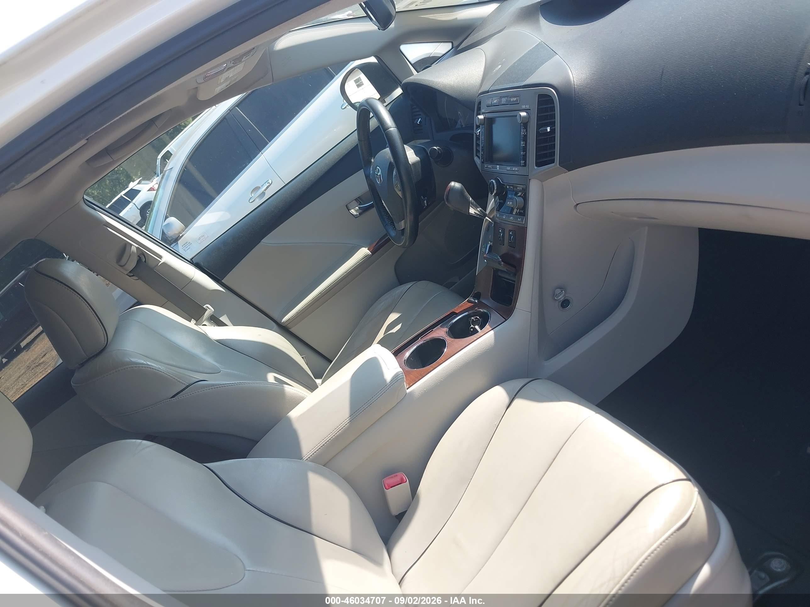 2012 Toyota Venza Limited V6 White vin: 4T3BK3BB7CU065219