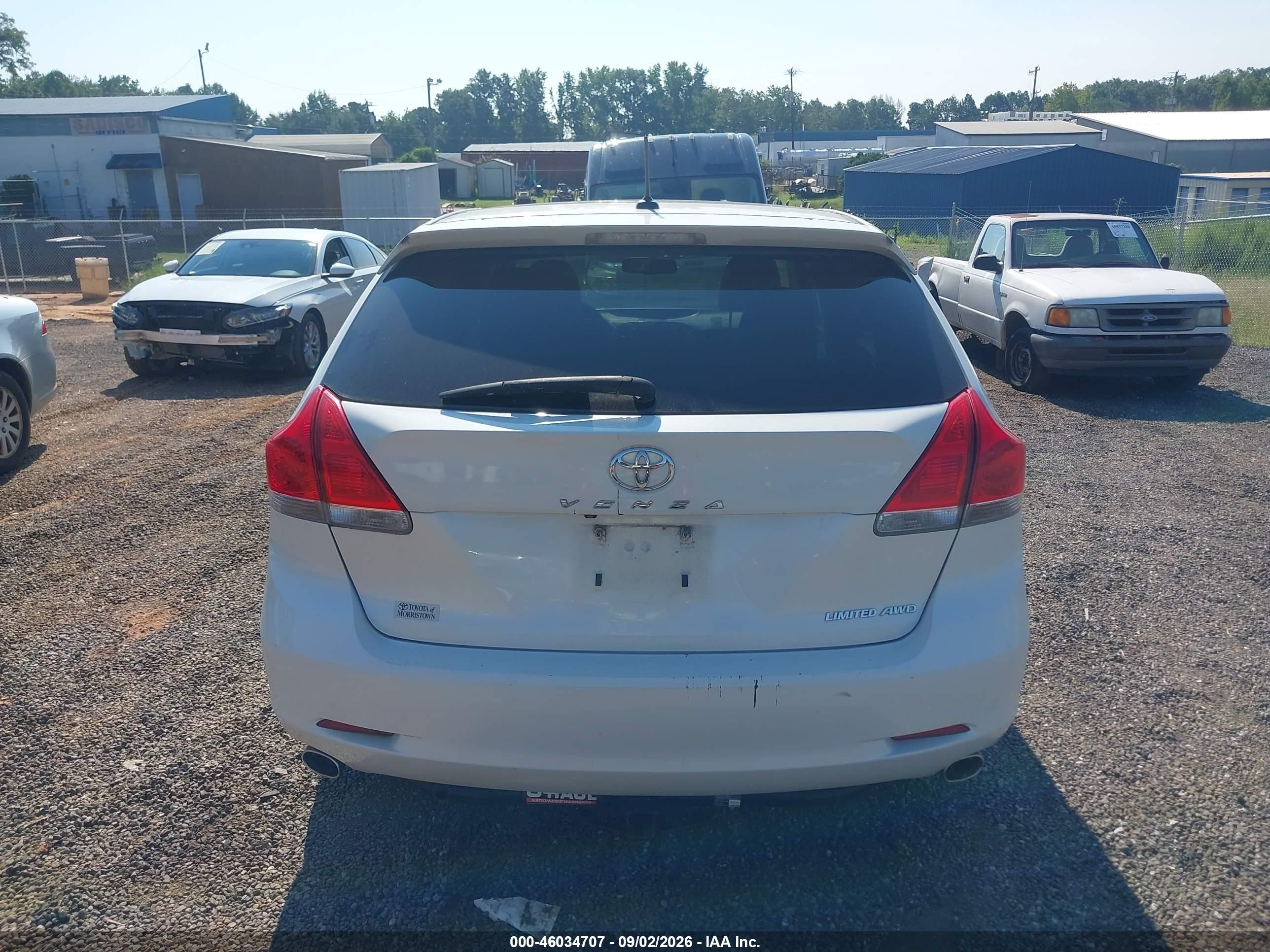 2012 Toyota Venza Limited V6 White vin: 4T3BK3BB7CU065219