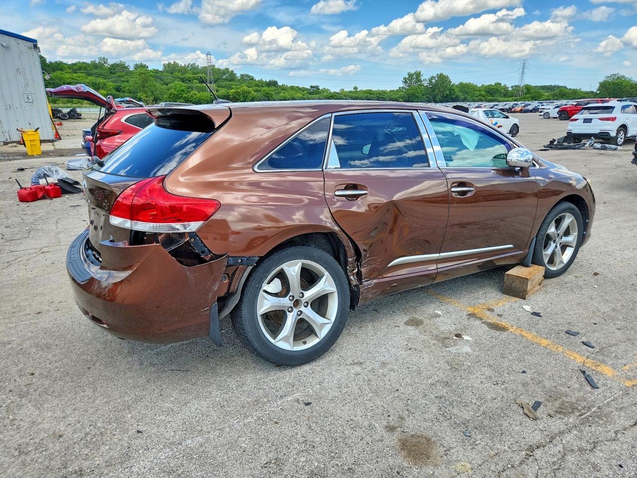 2012 Toyota Venza Xle Brown vin: 4T3BK3BB7CU067200