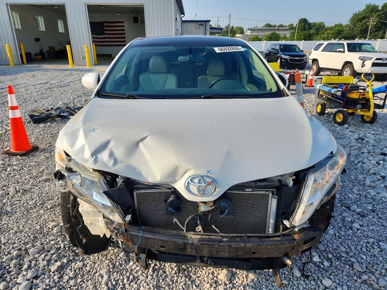 2012 Toyota Venza Limited Белый vin: 4T3BK3BB7CU067567