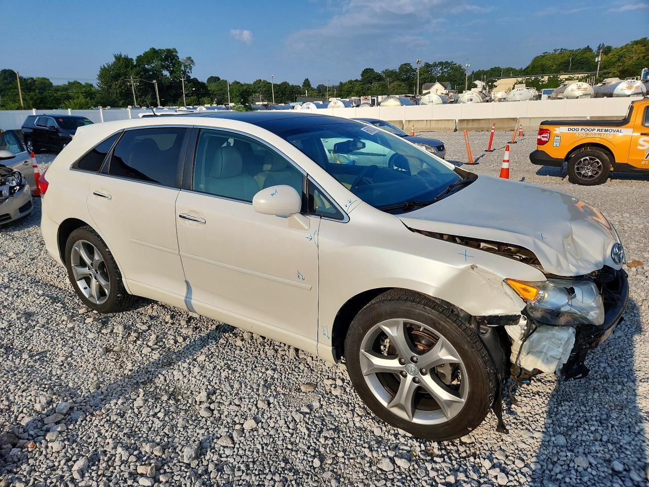 2012 Toyota Venza Limited Белый vin: 4T3BK3BB7CU067567