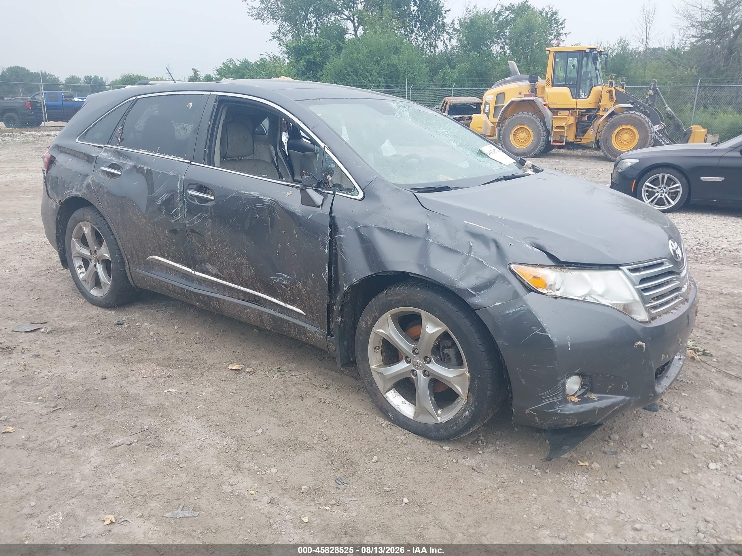 2012 Toyota Venza Xle V6 Gray vin: 4T3BK3BB7CU069089