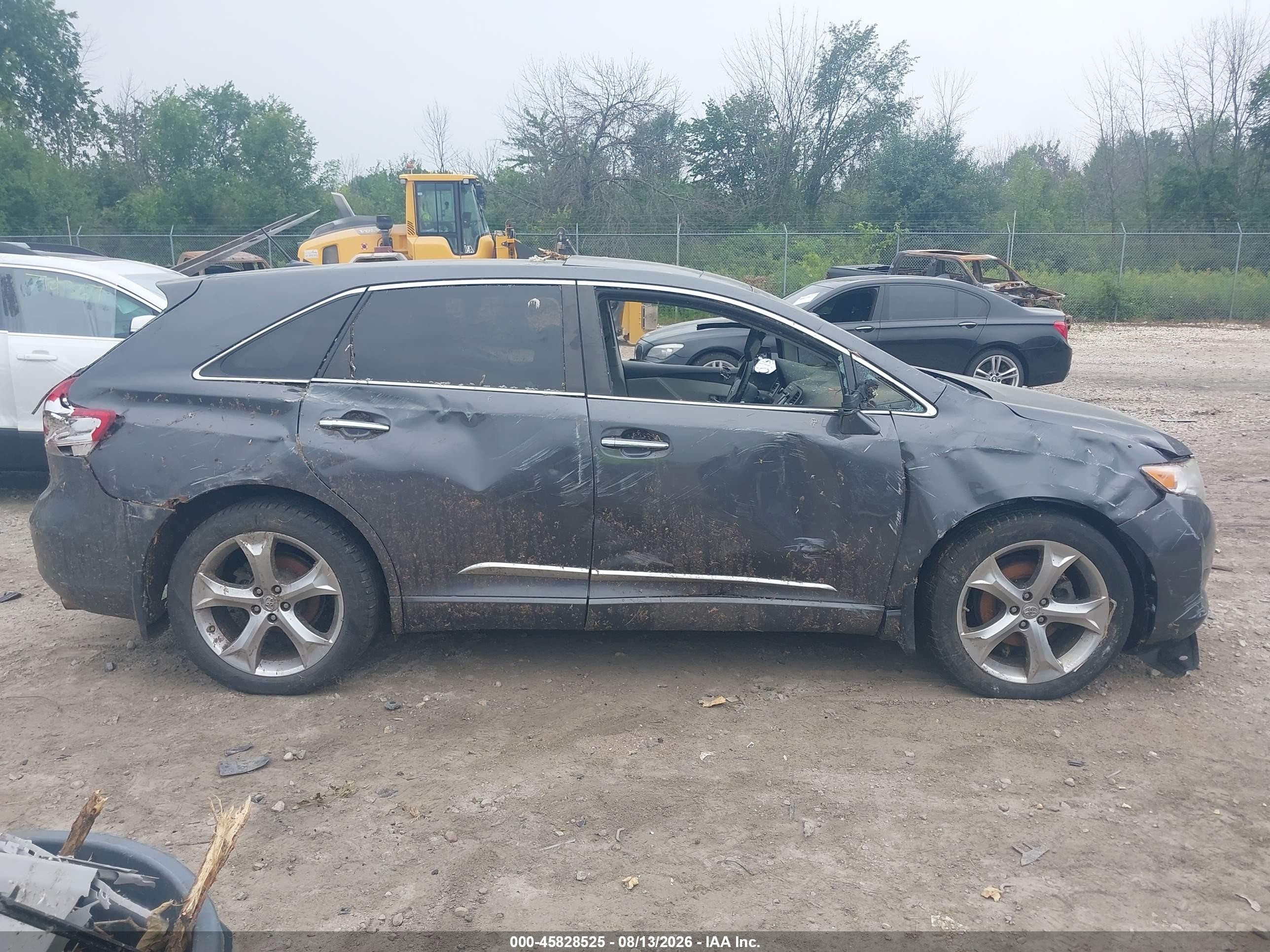 2012 Toyota Venza Xle V6 Gray vin: 4T3BK3BB7CU069089