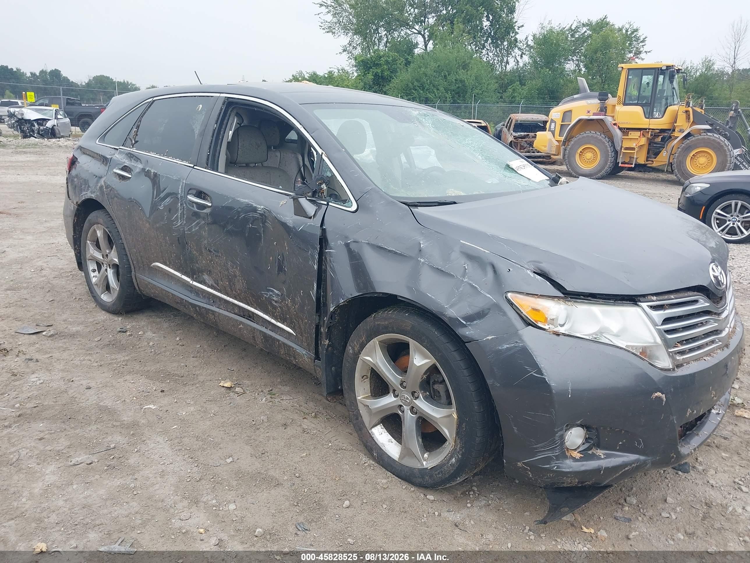 2012 Toyota Venza Xle V6 Gray vin: 4T3BK3BB7CU069089