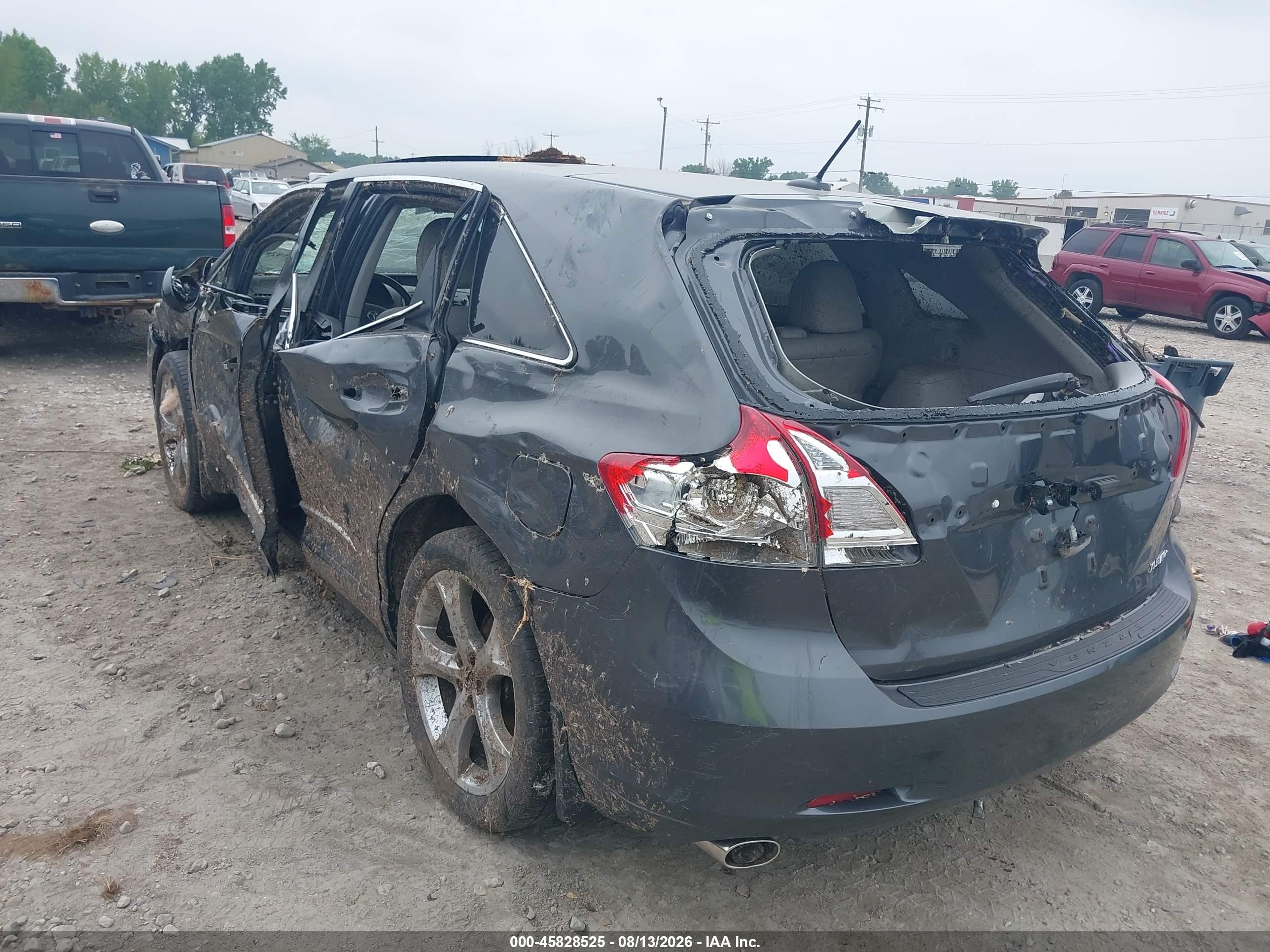 2012 Toyota Venza Xle V6 Gray vin: 4T3BK3BB7CU069089