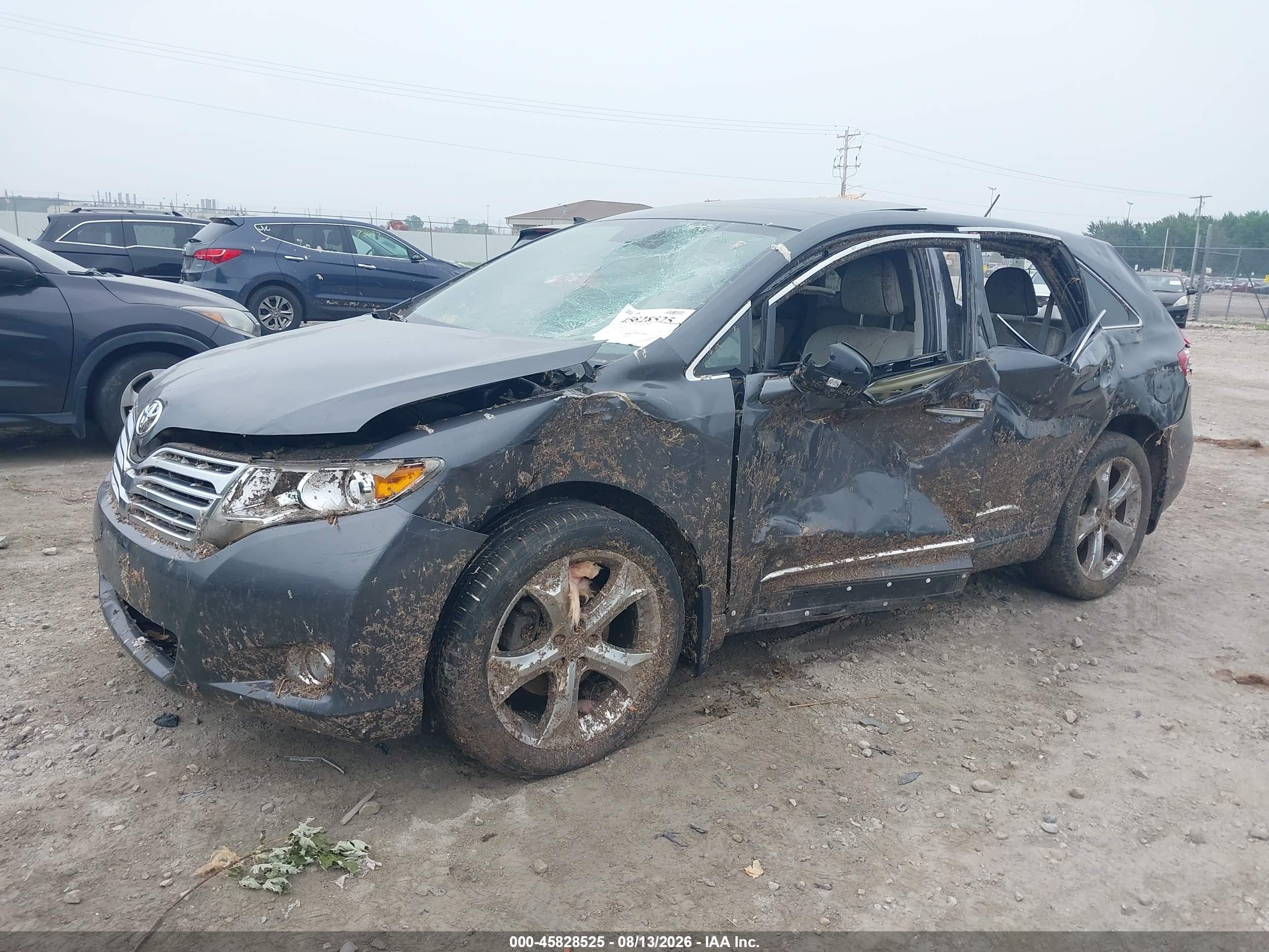 2012 Toyota Venza Xle V6 Gray vin: 4T3BK3BB7CU069089