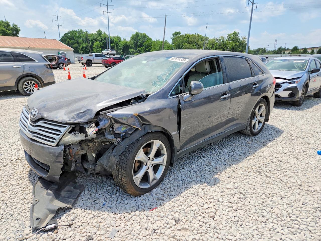 2012 Toyota Venza Limited Серый vin: 4T3BK3BB7CU069898