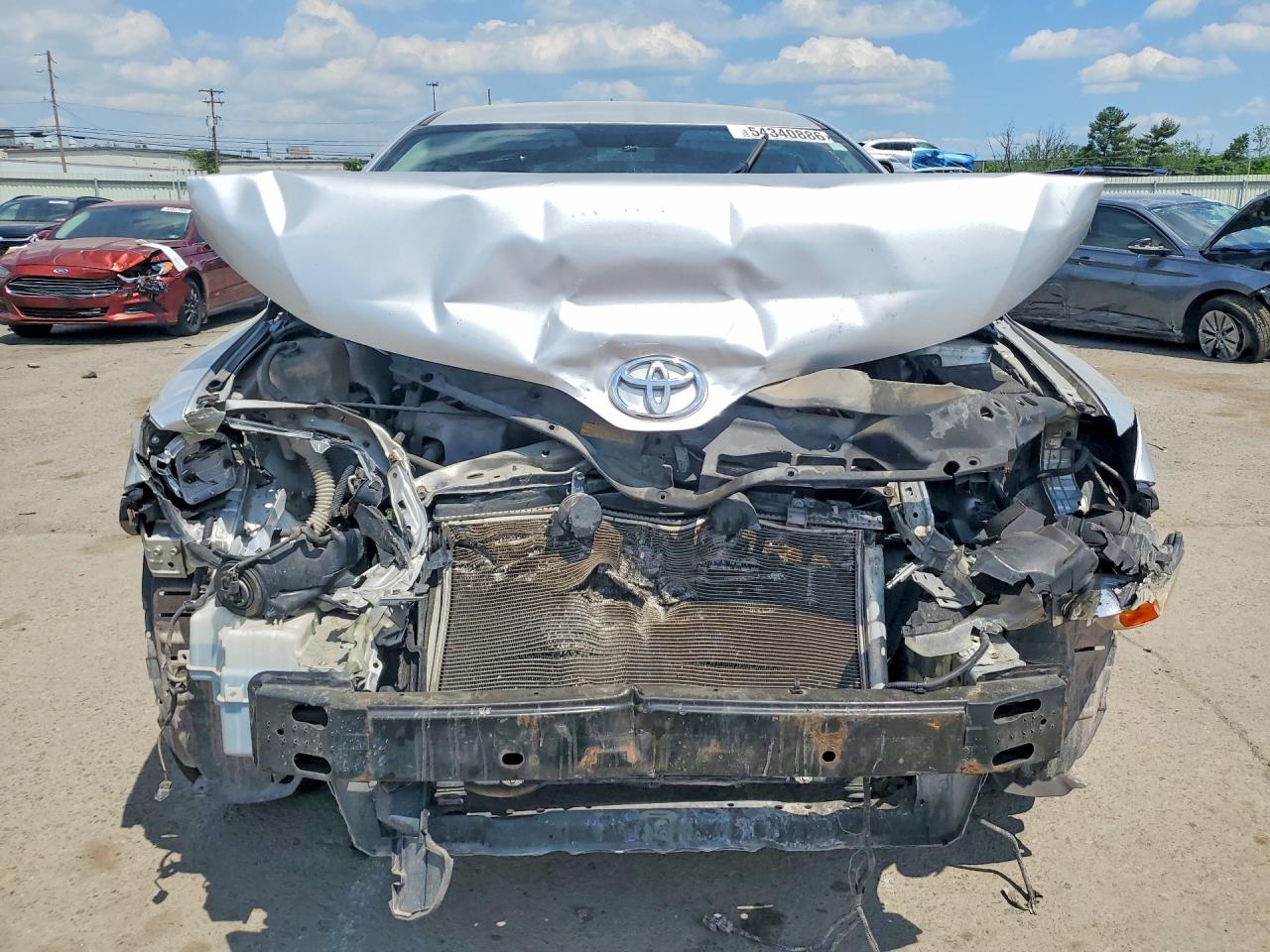 2013 Toyota Venza Le Silver vin: 4T3BK3BB7DU076254