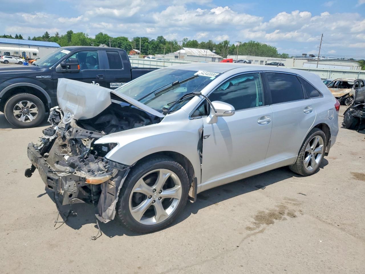 2013 Toyota Venza Le Silver vin: 4T3BK3BB7DU076254