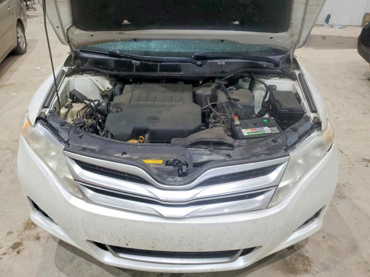 2013 Toyota Venza Le White vin: 4T3BK3BB7DU076299