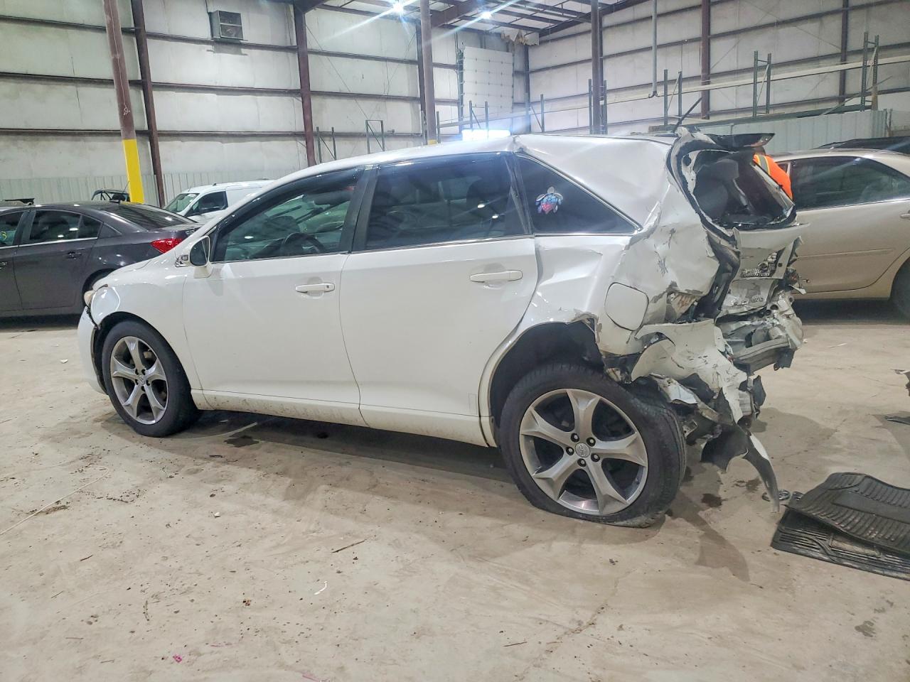 2013 Toyota Venza Le White vin: 4T3BK3BB7DU076299