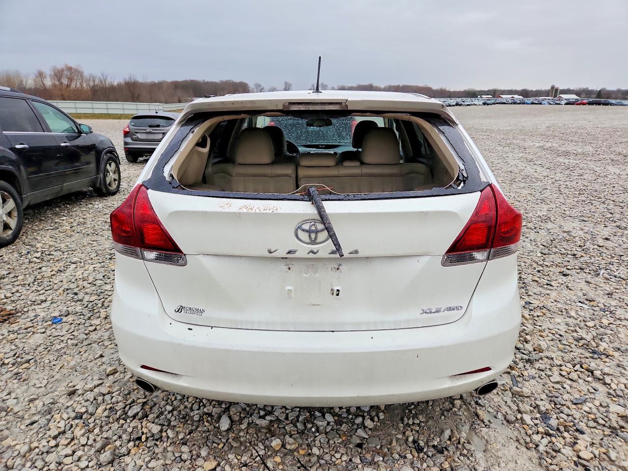 2013 Toyota Venza Xle White vin: 4T3BK3BB7DU085102
