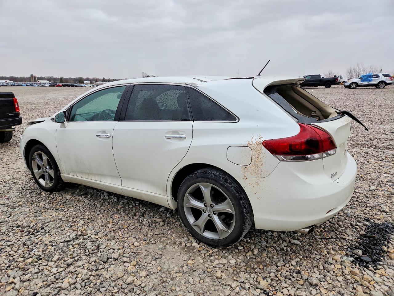 2013 Toyota Venza Xle White vin: 4T3BK3BB7DU085102