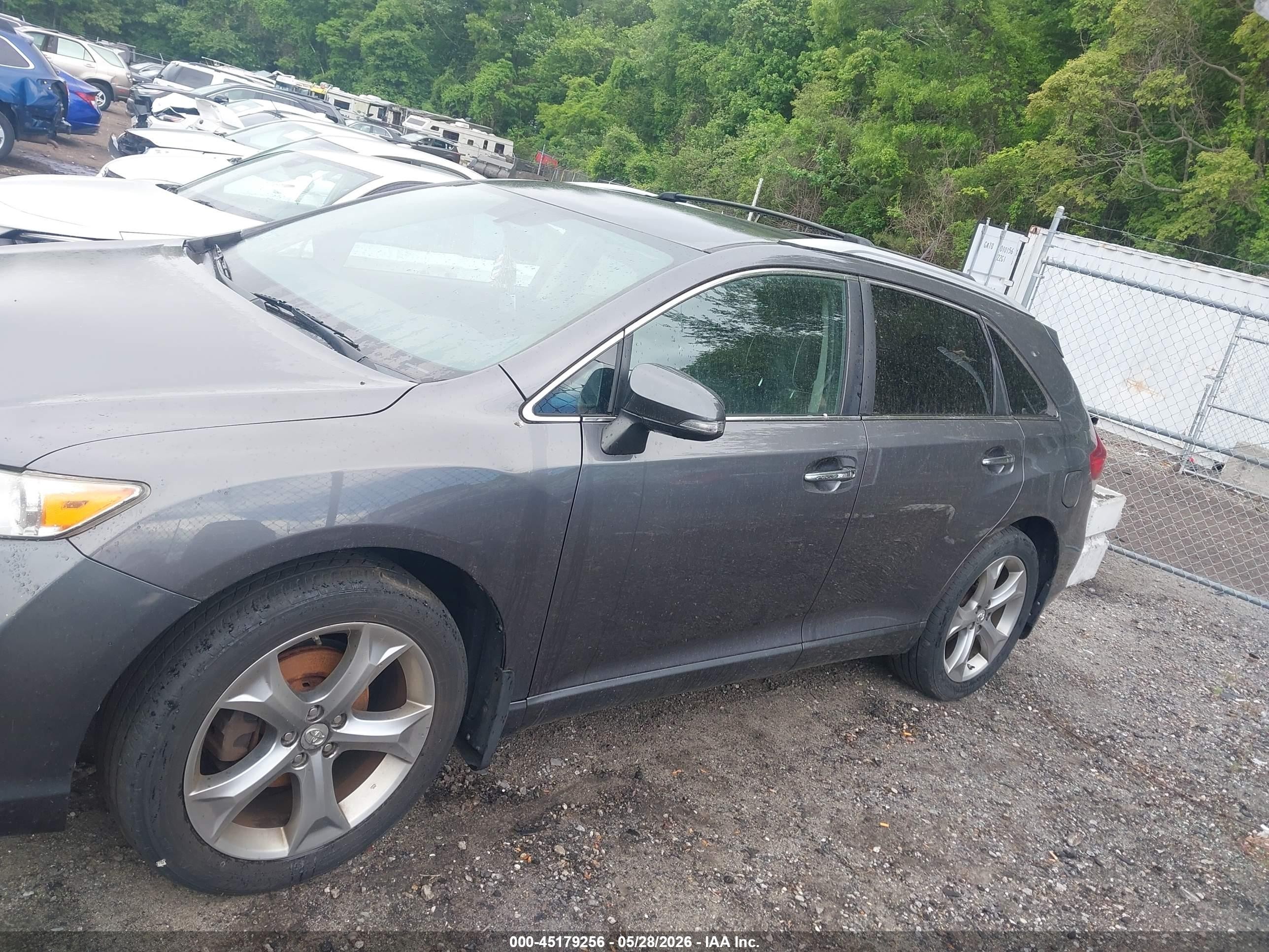 2013 Toyota Venza Xle V6 Gray vin: 4T3BK3BB7DU094074