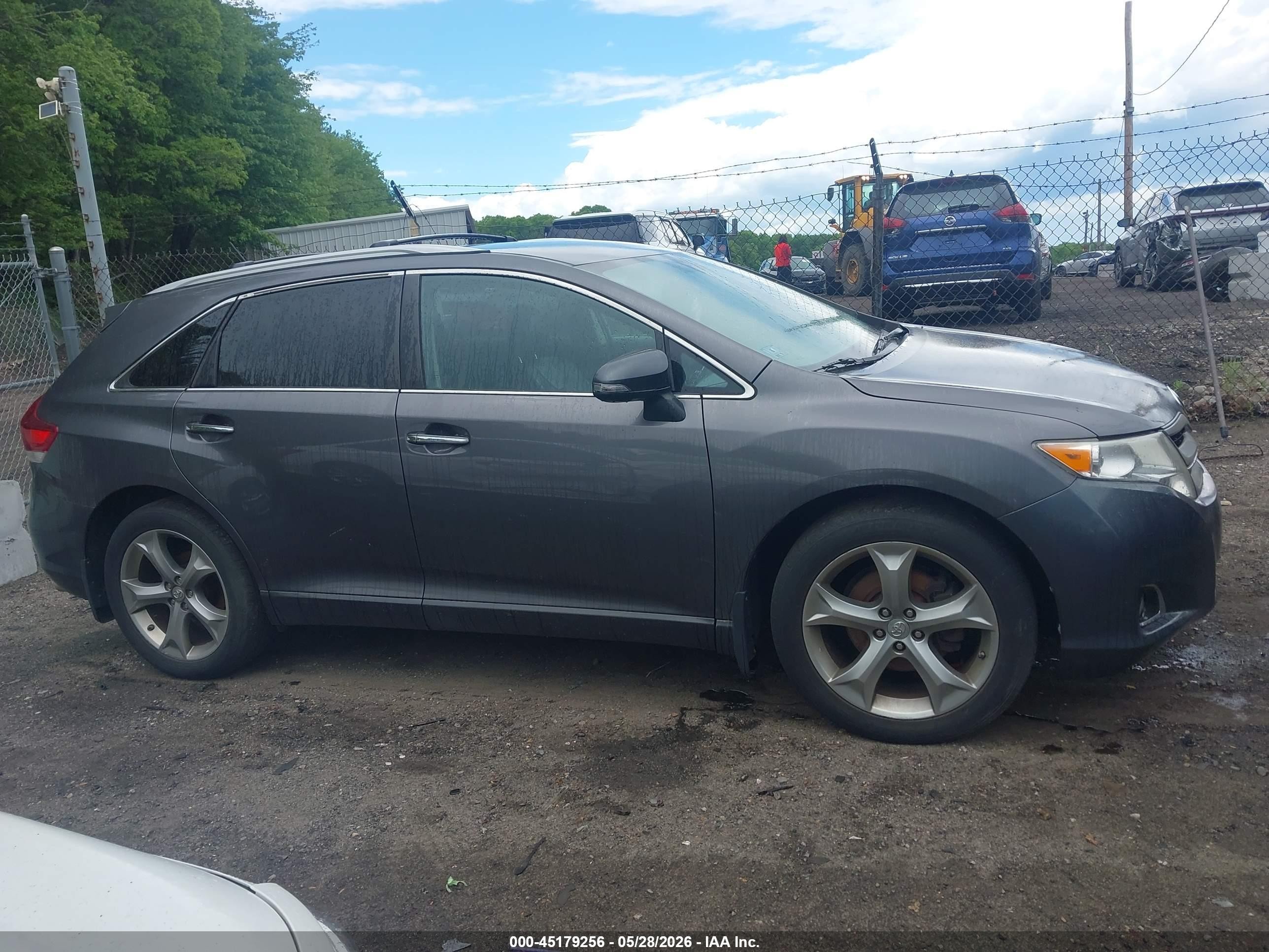 2013 Toyota Venza Xle V6 Gray vin: 4T3BK3BB7DU094074