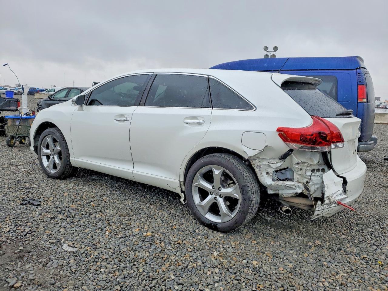 2015 Toyota Venza Le White vin: 4T3BK3BB7FU110082