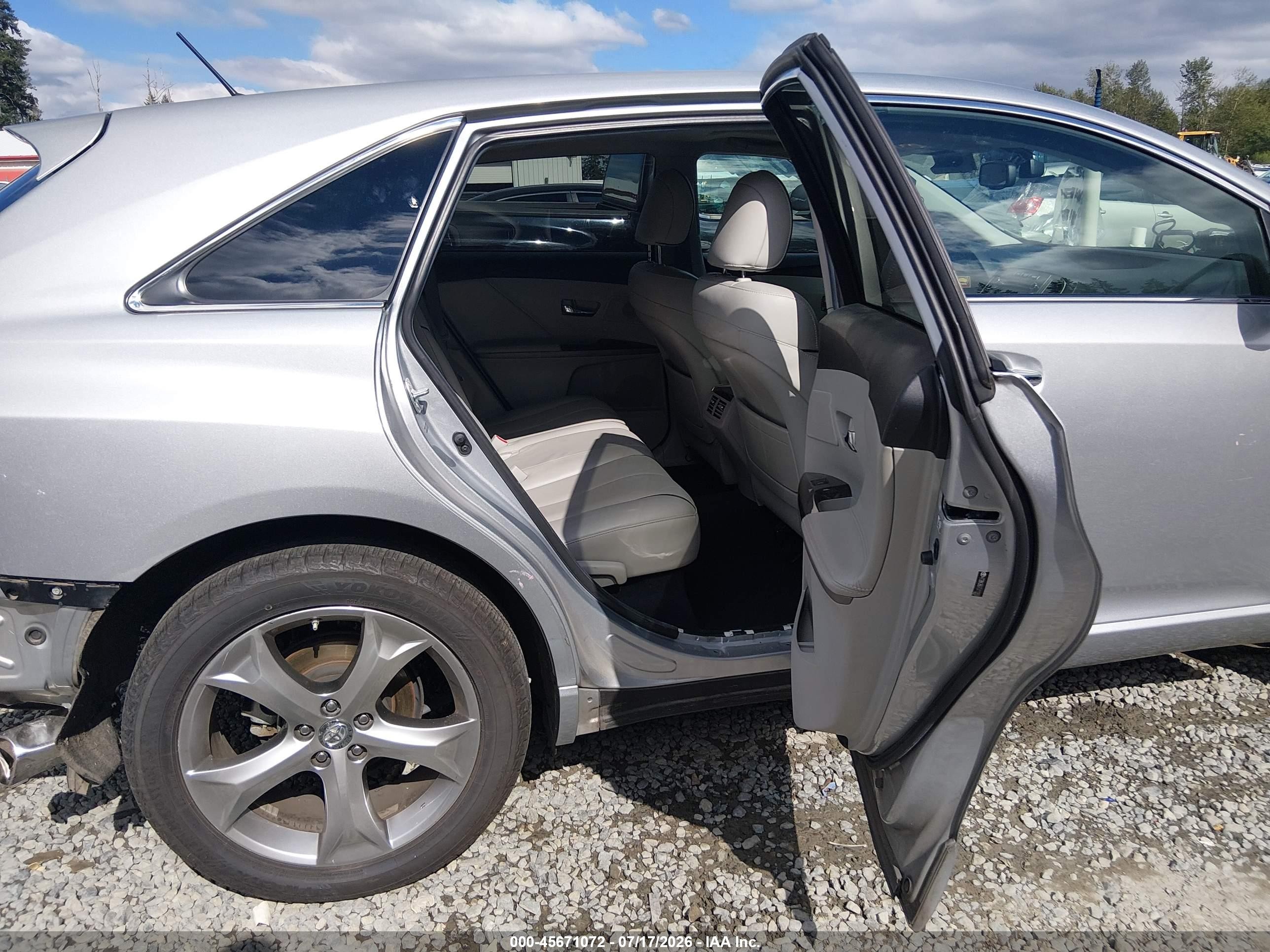 2015 Toyota Venza Limited V6 Silver vin: 4T3BK3BB7FU110809