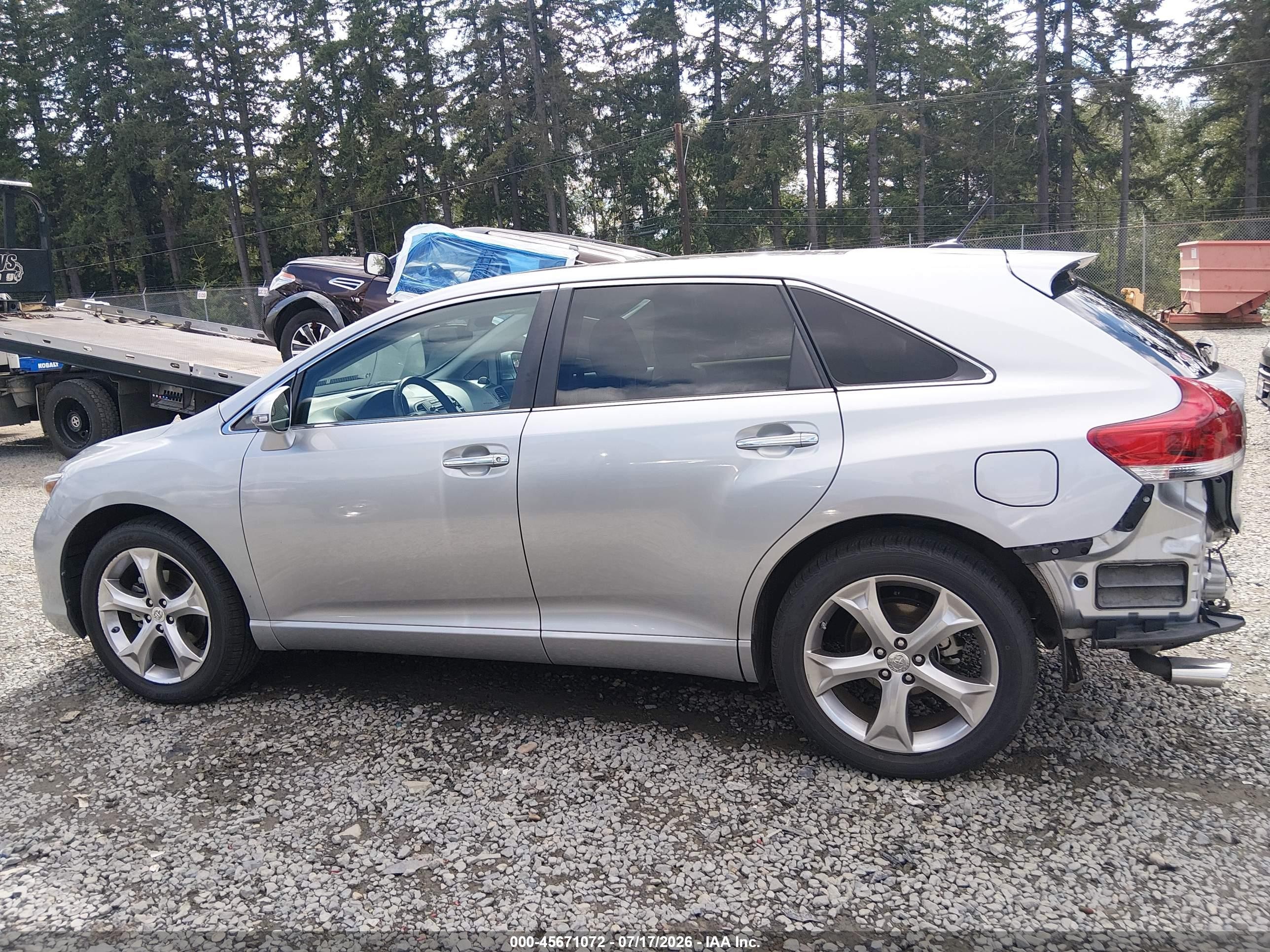 2015 Toyota Venza Limited V6 Silver vin: 4T3BK3BB7FU110809