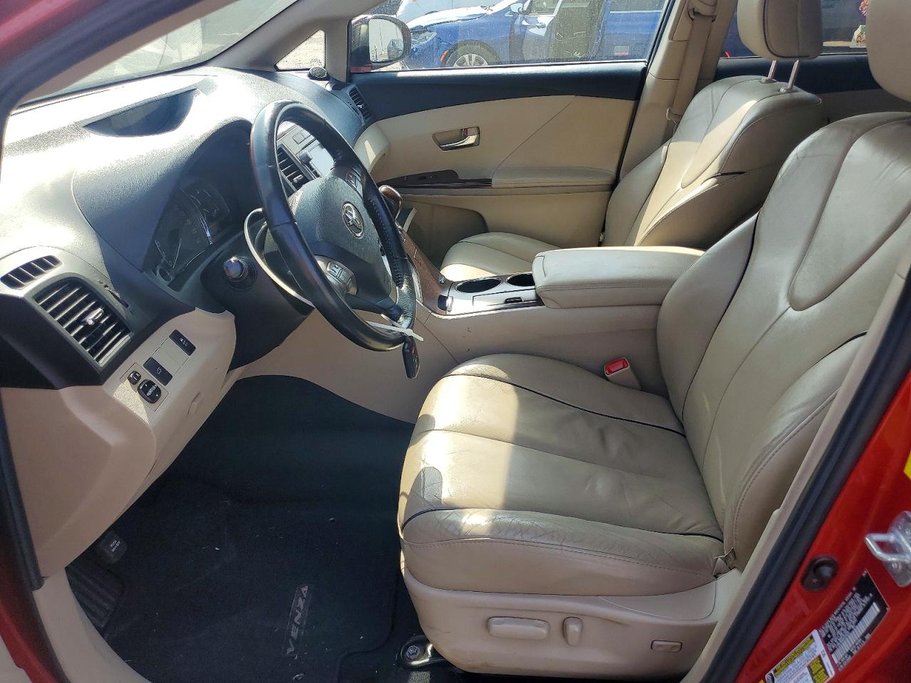 2010 Toyota Venza Awd V6 Red vin: 4T3BK3BB8AU038656