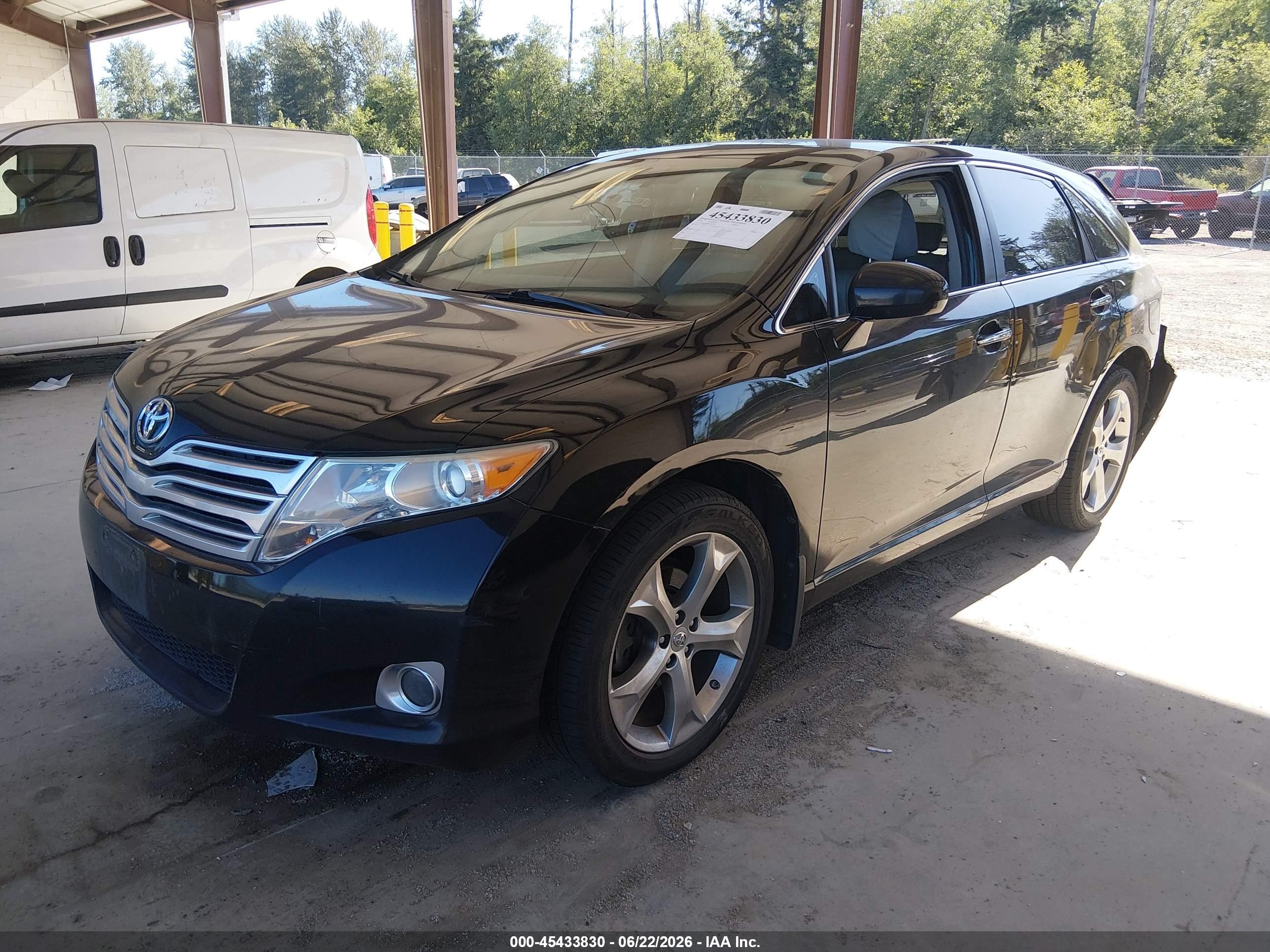2010 Toyota Venza Base V6 Black vin: 4T3BK3BB8AU040293