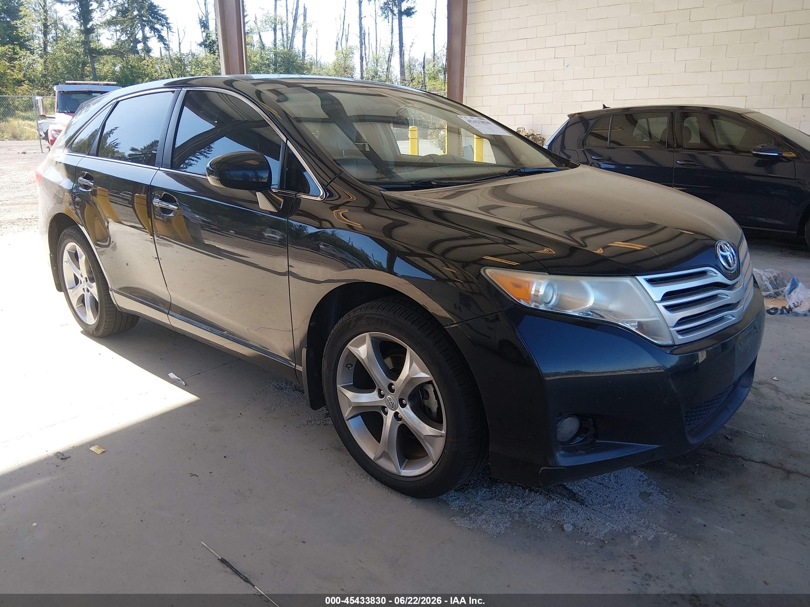 2010 Toyota Venza Base V6 Black vin: 4T3BK3BB8AU040293