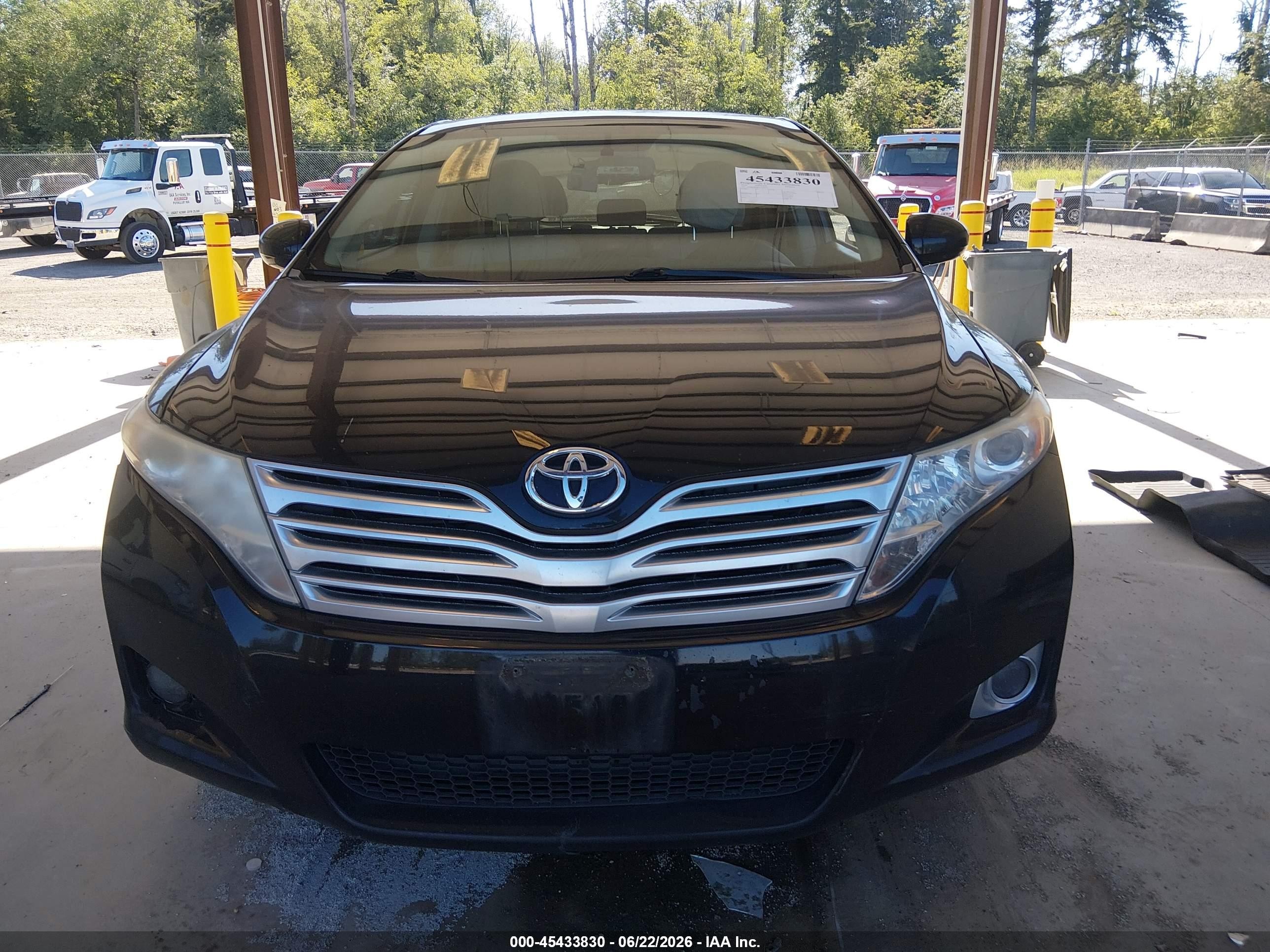 2010 Toyota Venza Base V6 Black vin: 4T3BK3BB8AU040293
