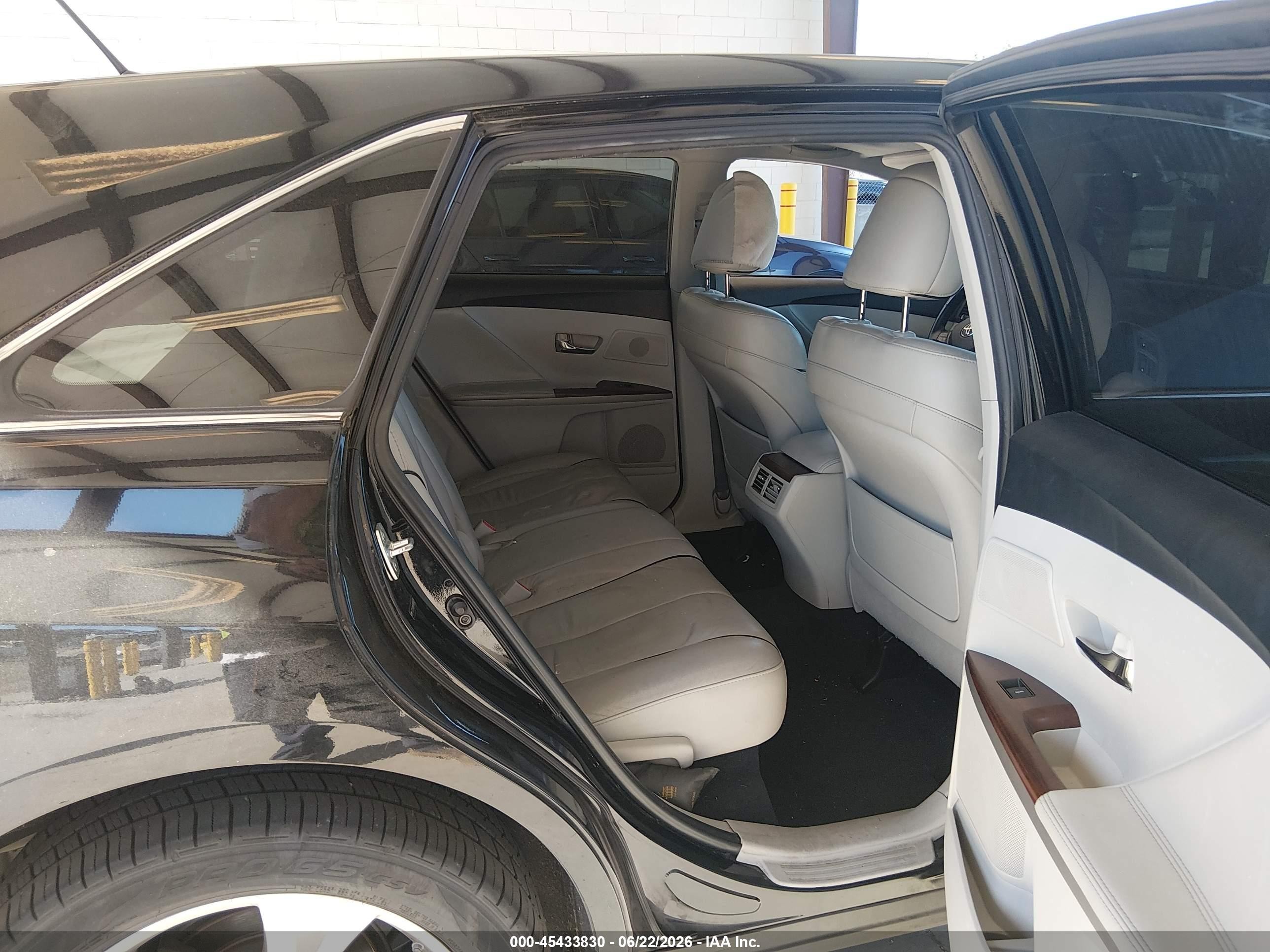 2010 Toyota Venza Base V6 Black vin: 4T3BK3BB8AU040293