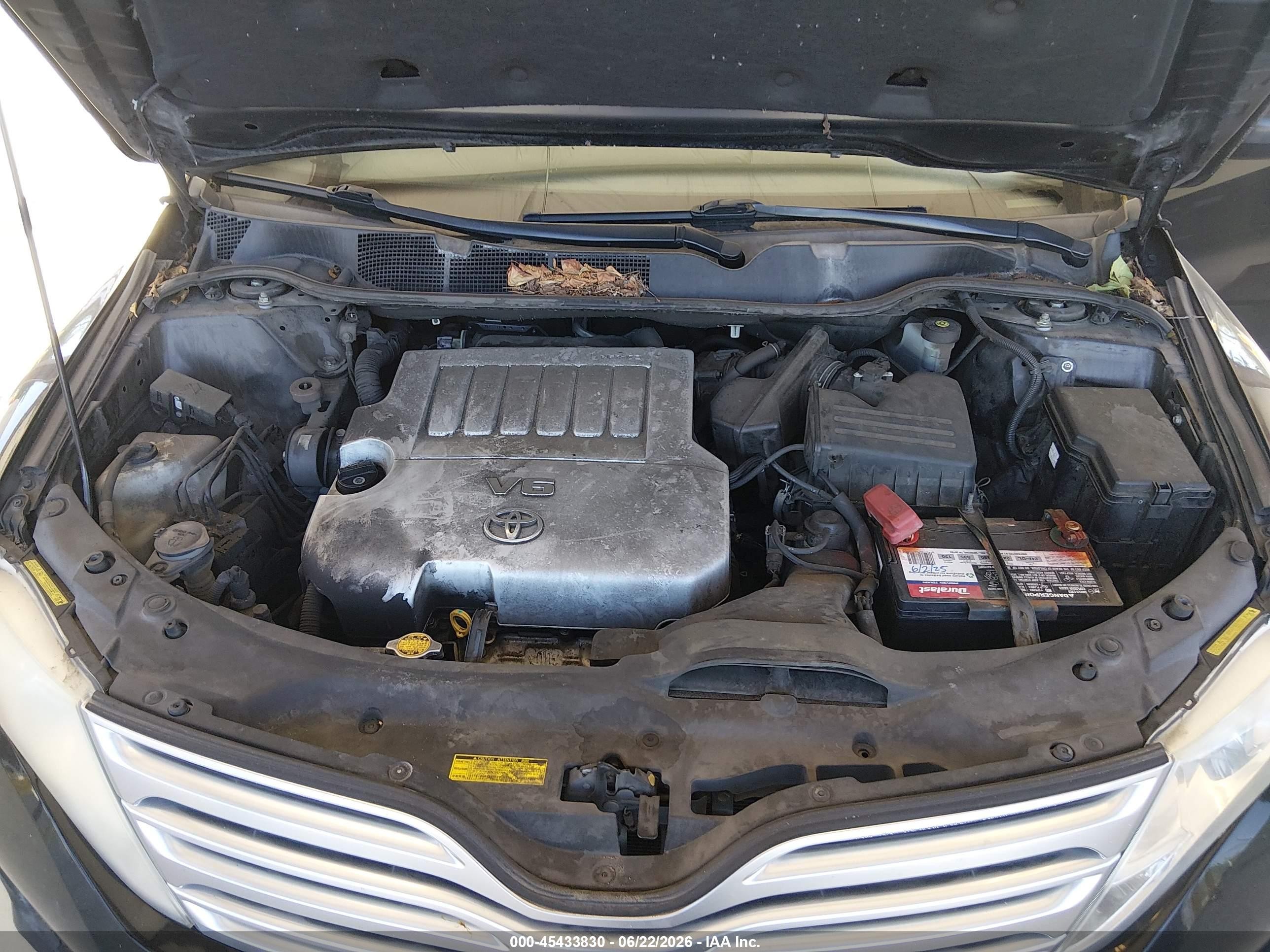 2010 Toyota Venza Base V6 Black vin: 4T3BK3BB8AU040293