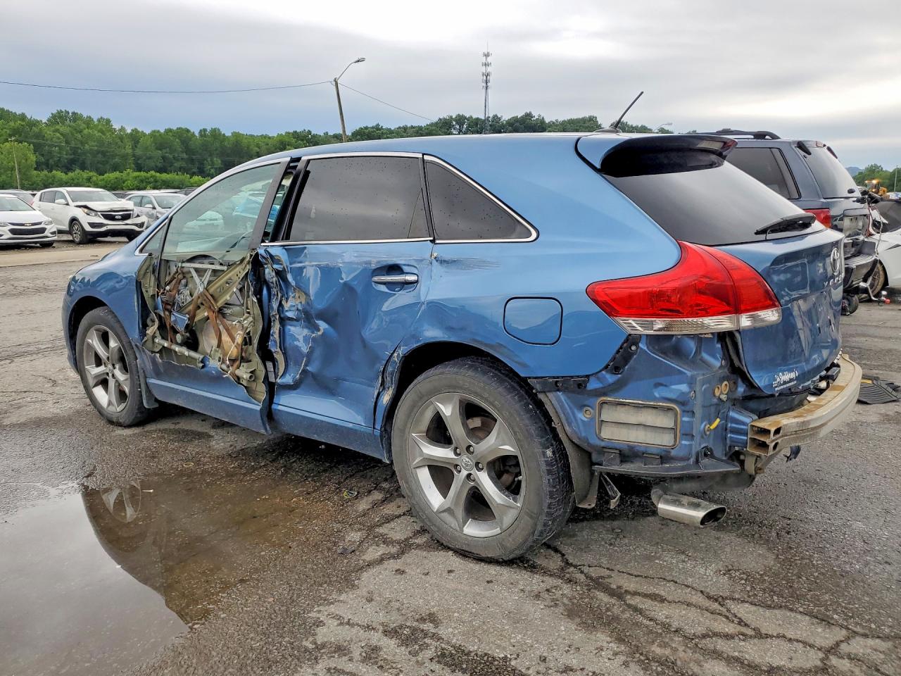 2010 Toyota Venza Awd V6 Blue vin: 4T3BK3BB8AU045297