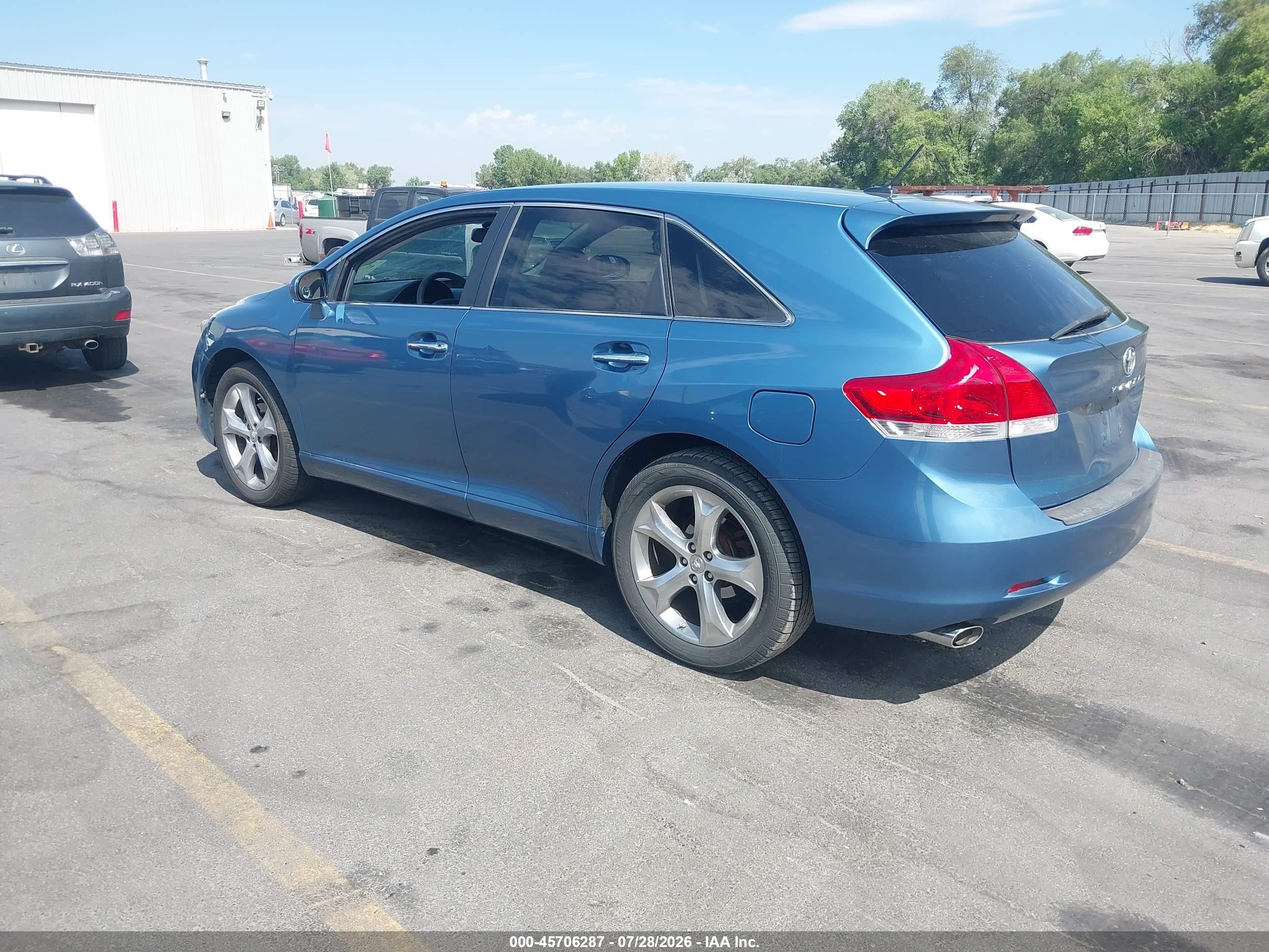 2011 Toyota Venza Base V6 Blue vin: 4T3BK3BB8BU049707