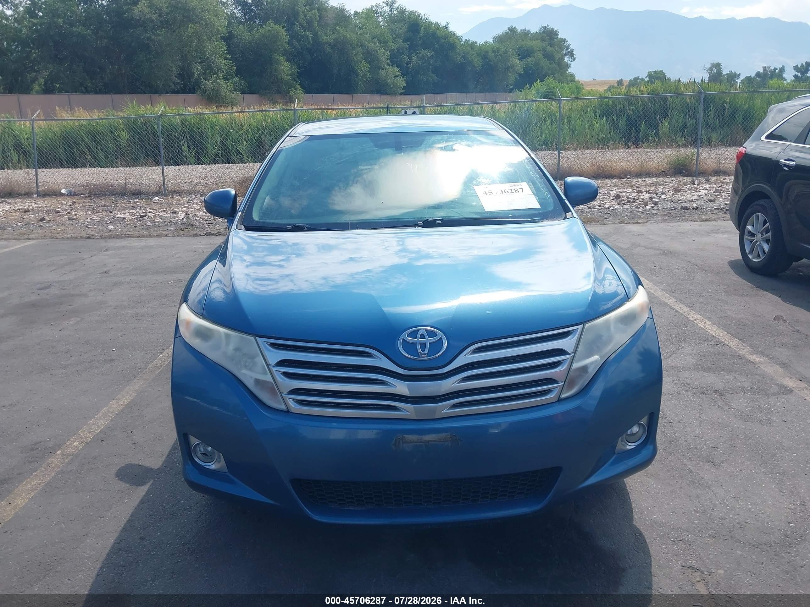 2011 Toyota Venza Base V6 Blue vin: 4T3BK3BB8BU049707