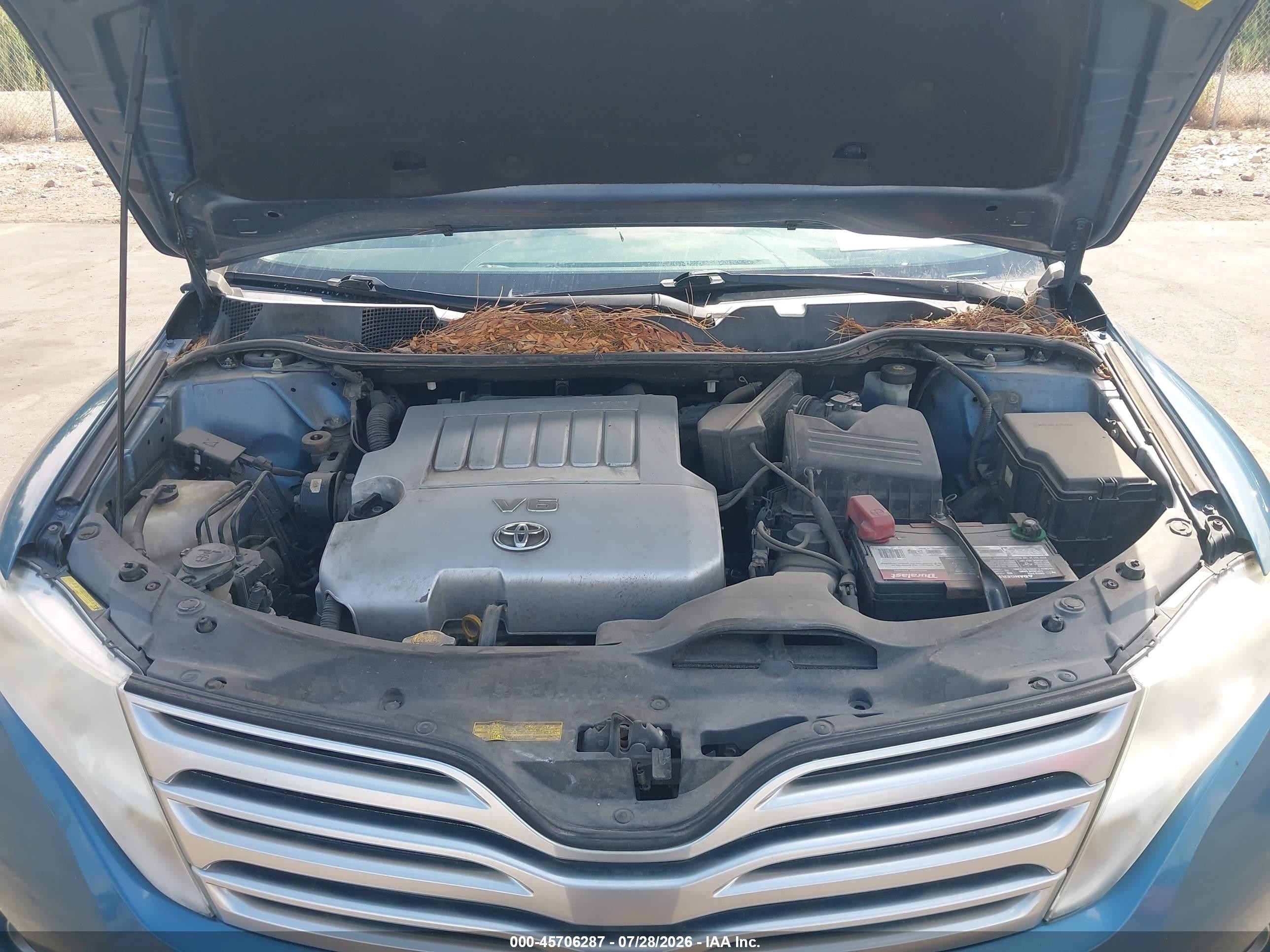 2011 Toyota Venza Base V6 Blue vin: 4T3BK3BB8BU049707