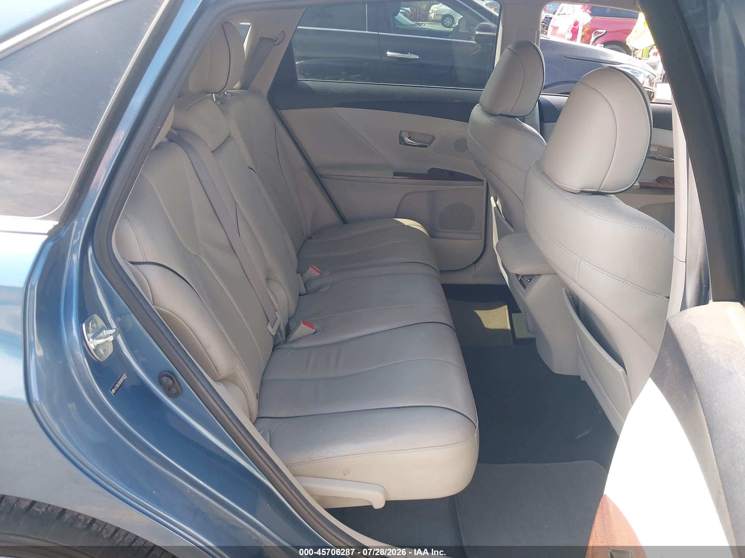 2011 Toyota Venza Base V6 Blue vin: 4T3BK3BB8BU049707