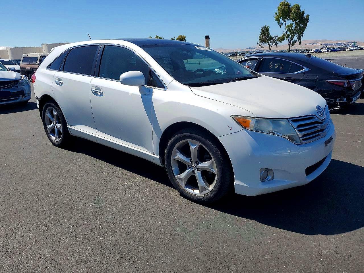 2011 Toyota Venza Awd V6 White vin: 4T3BK3BB8BU062036