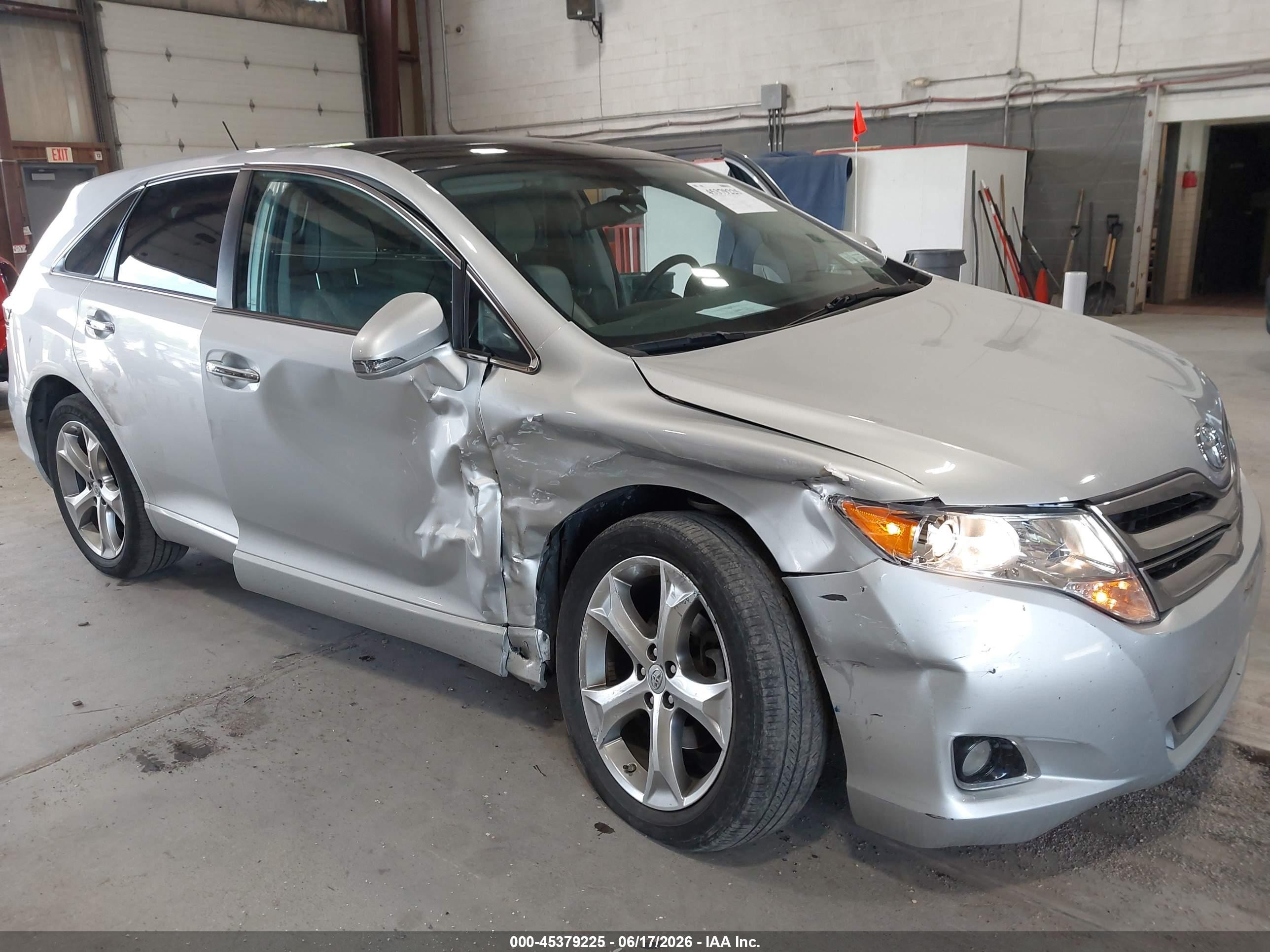 2013 Toyota Venza Xle V6 Серый vin: 4T3BK3BB8DU075727