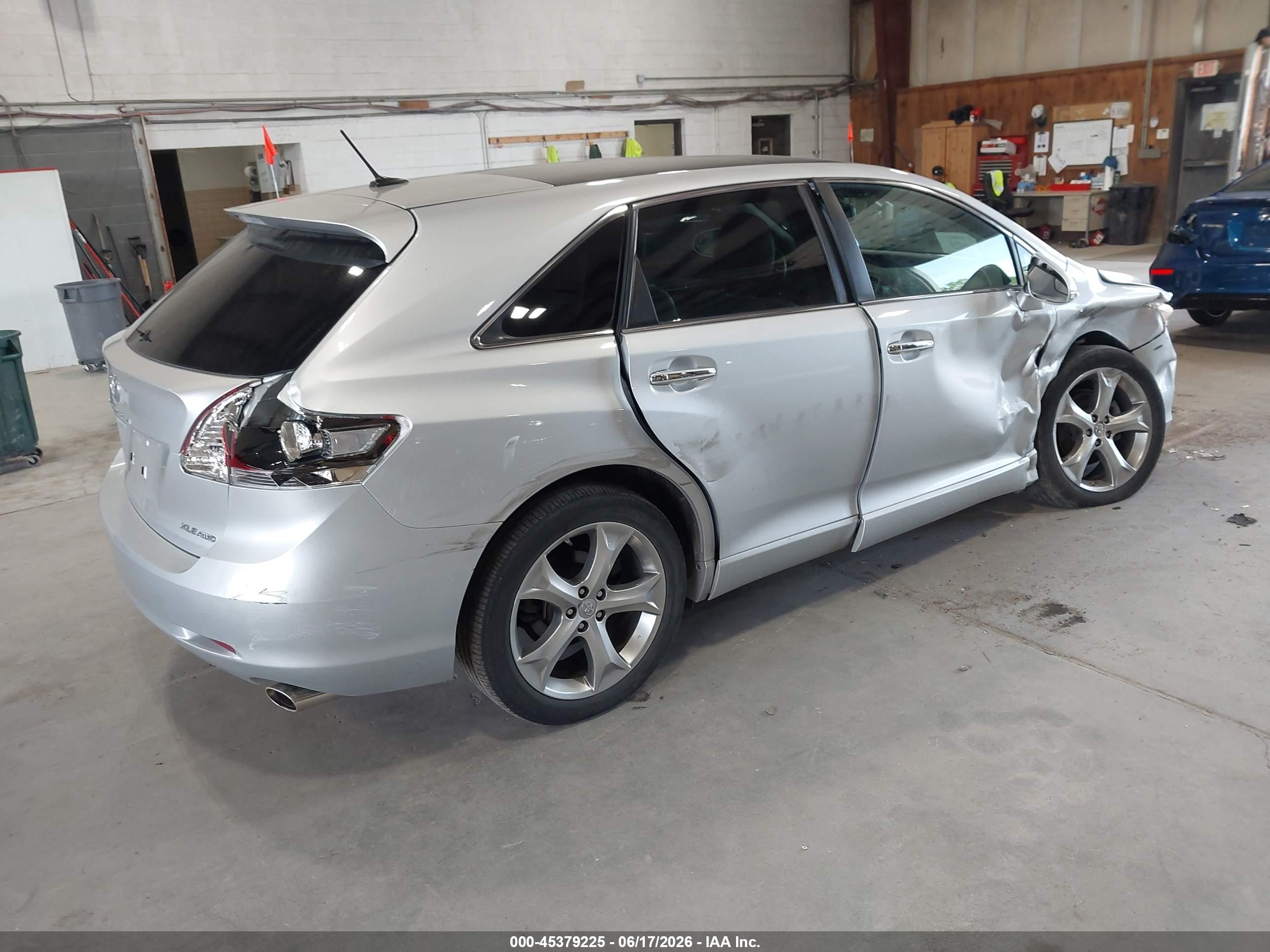 2013 Toyota Venza Xle V6 Серый vin: 4T3BK3BB8DU075727