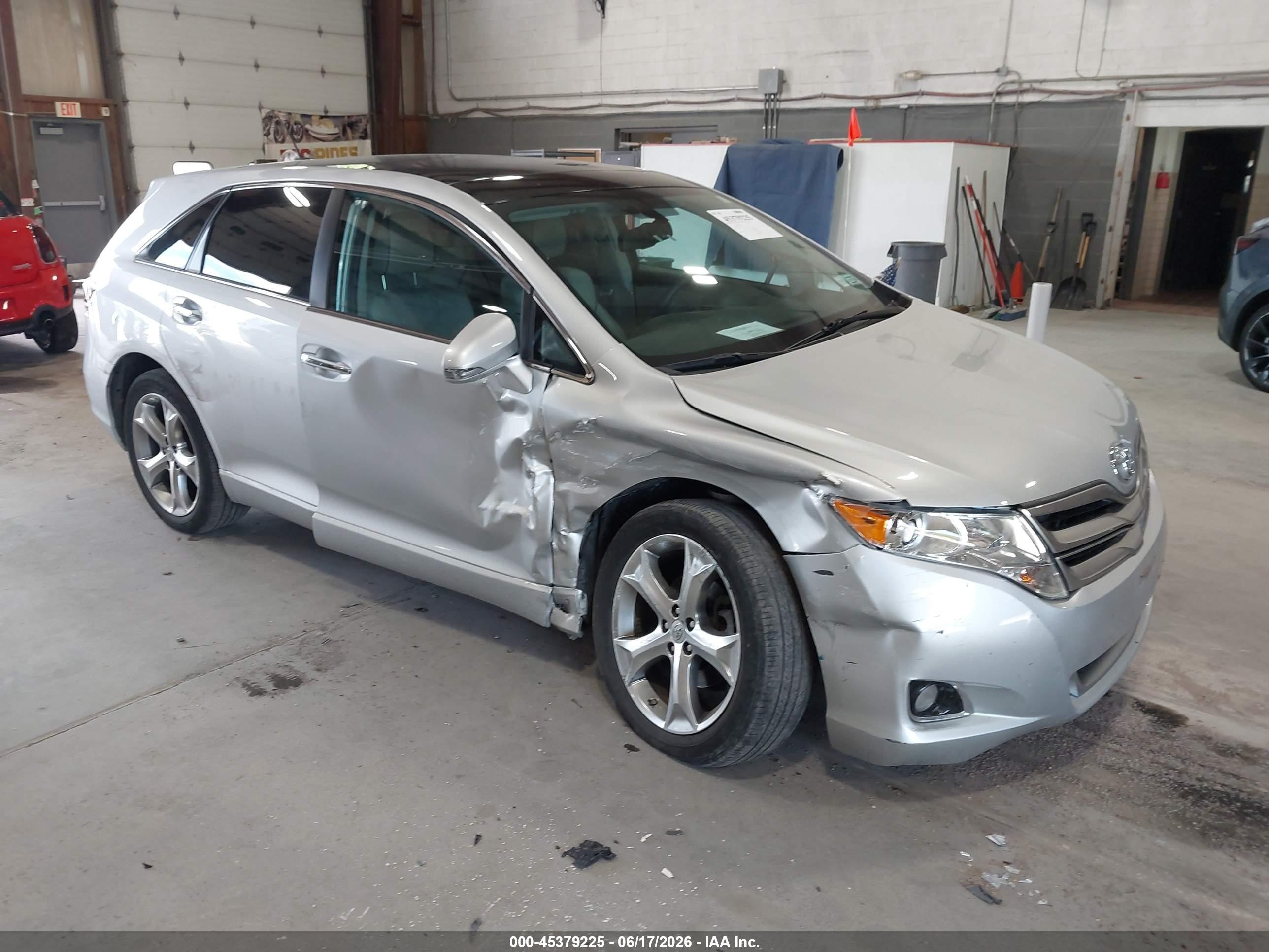 2013 Toyota Venza Xle V6 Серый vin: 4T3BK3BB8DU075727