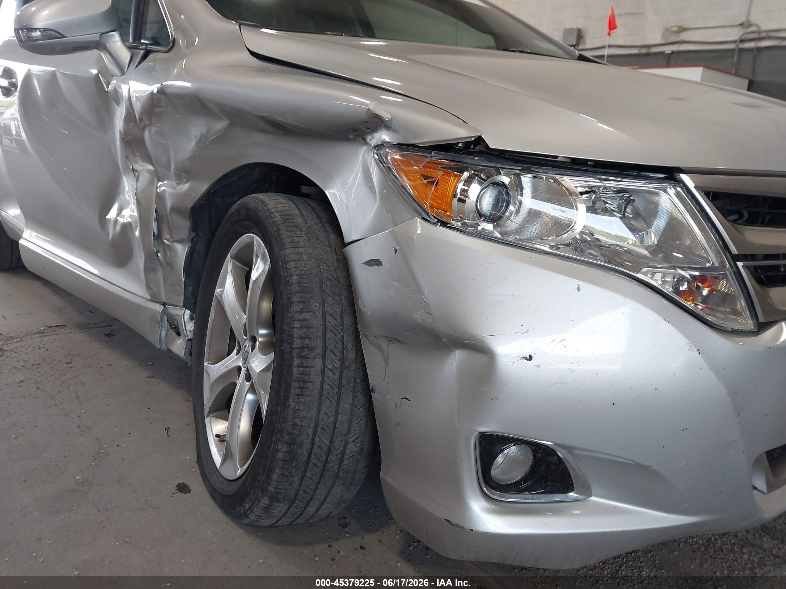 2013 Toyota Venza Xle V6 Серый vin: 4T3BK3BB8DU075727