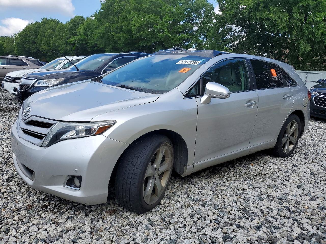2014 Toyota Venza Limited Silver vin: 4T3BK3BB8EU102653