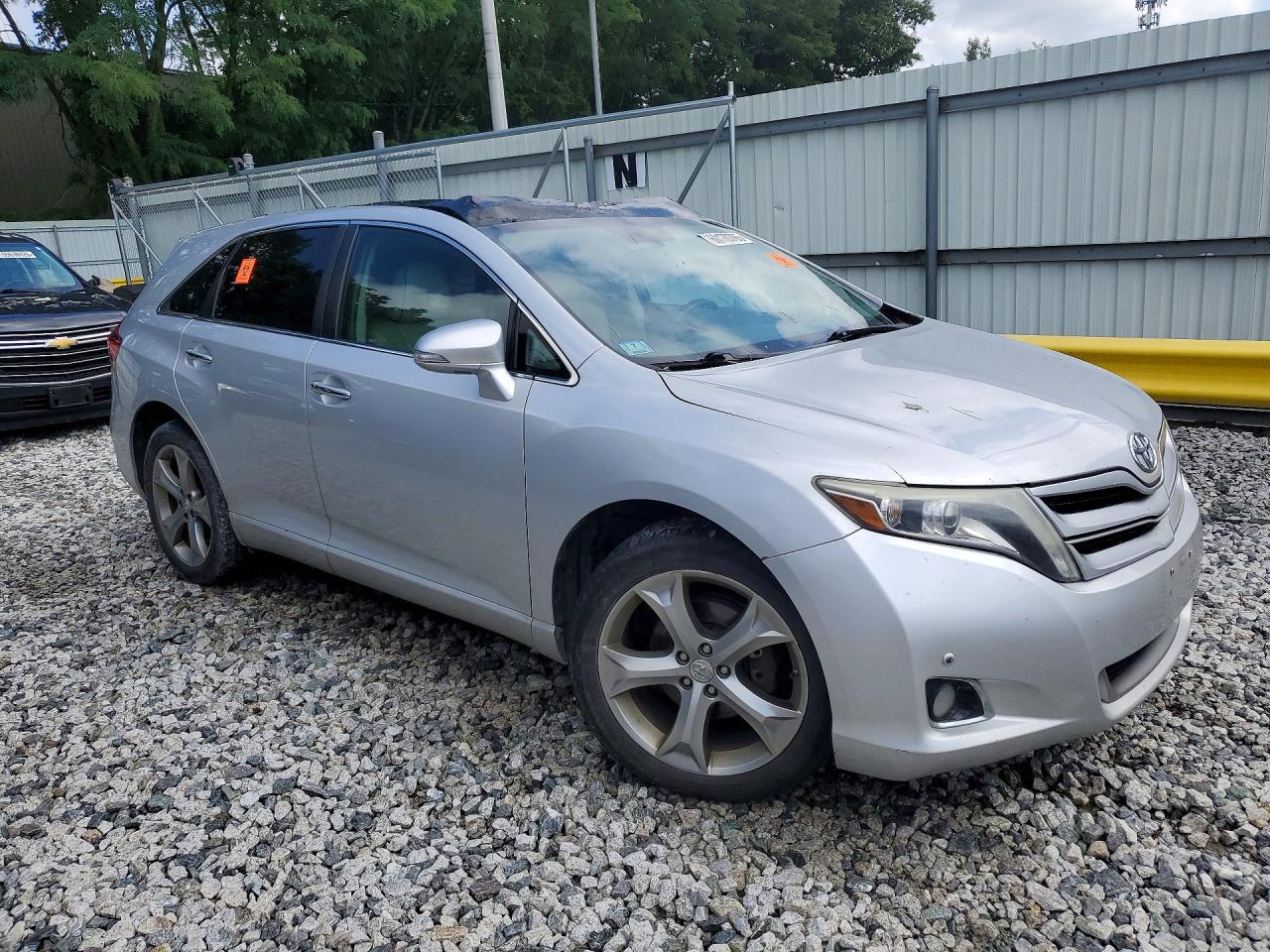 2014 Toyota Venza Limited Silver vin: 4T3BK3BB8EU102653